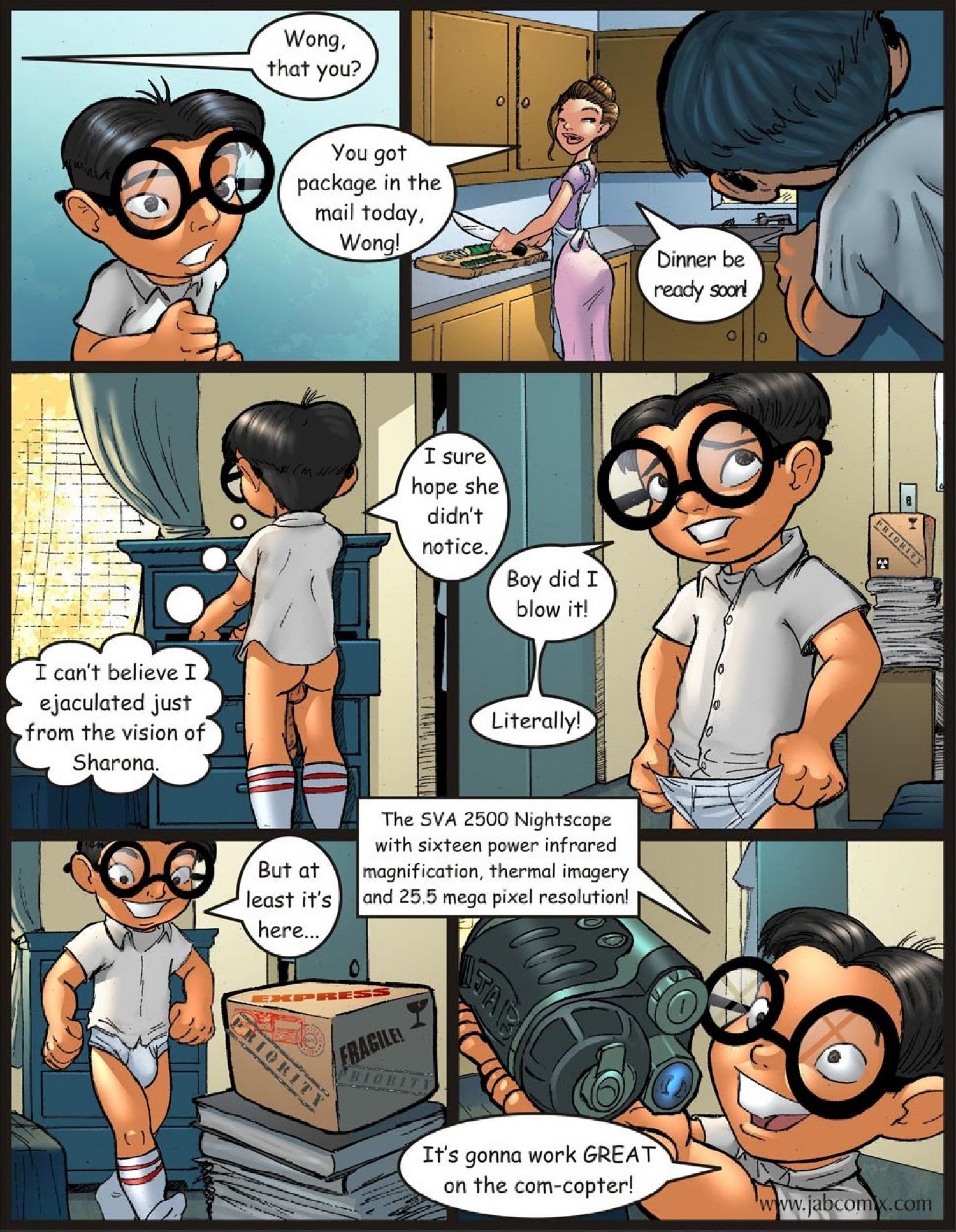 My Hot Ass Neighbor [JABComix] Webcam - Chapter 3 - Page 2
