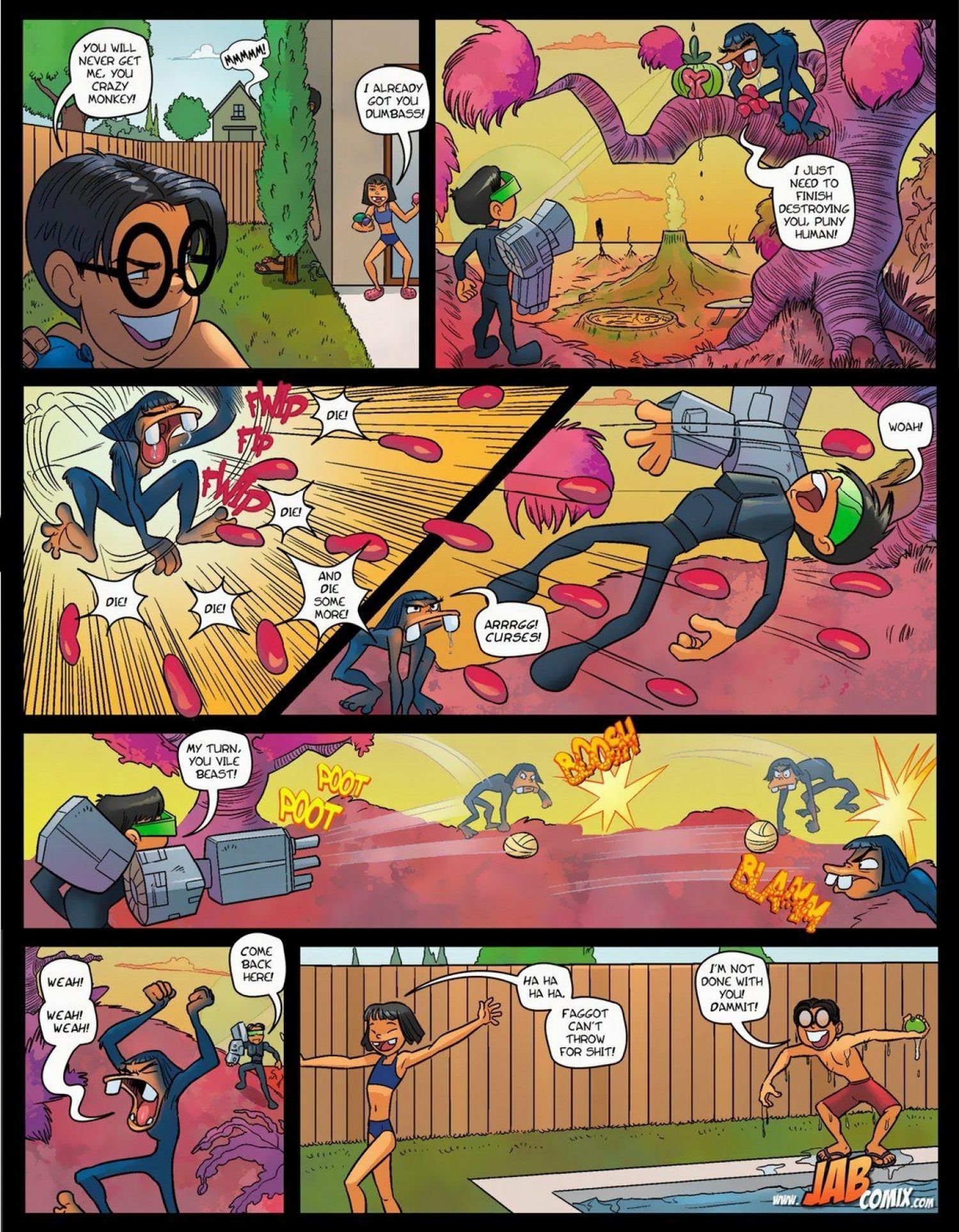 My Hot Ass Neighbor [JABComix] Pool Party Part 1 - Chapter 7 - Page 16