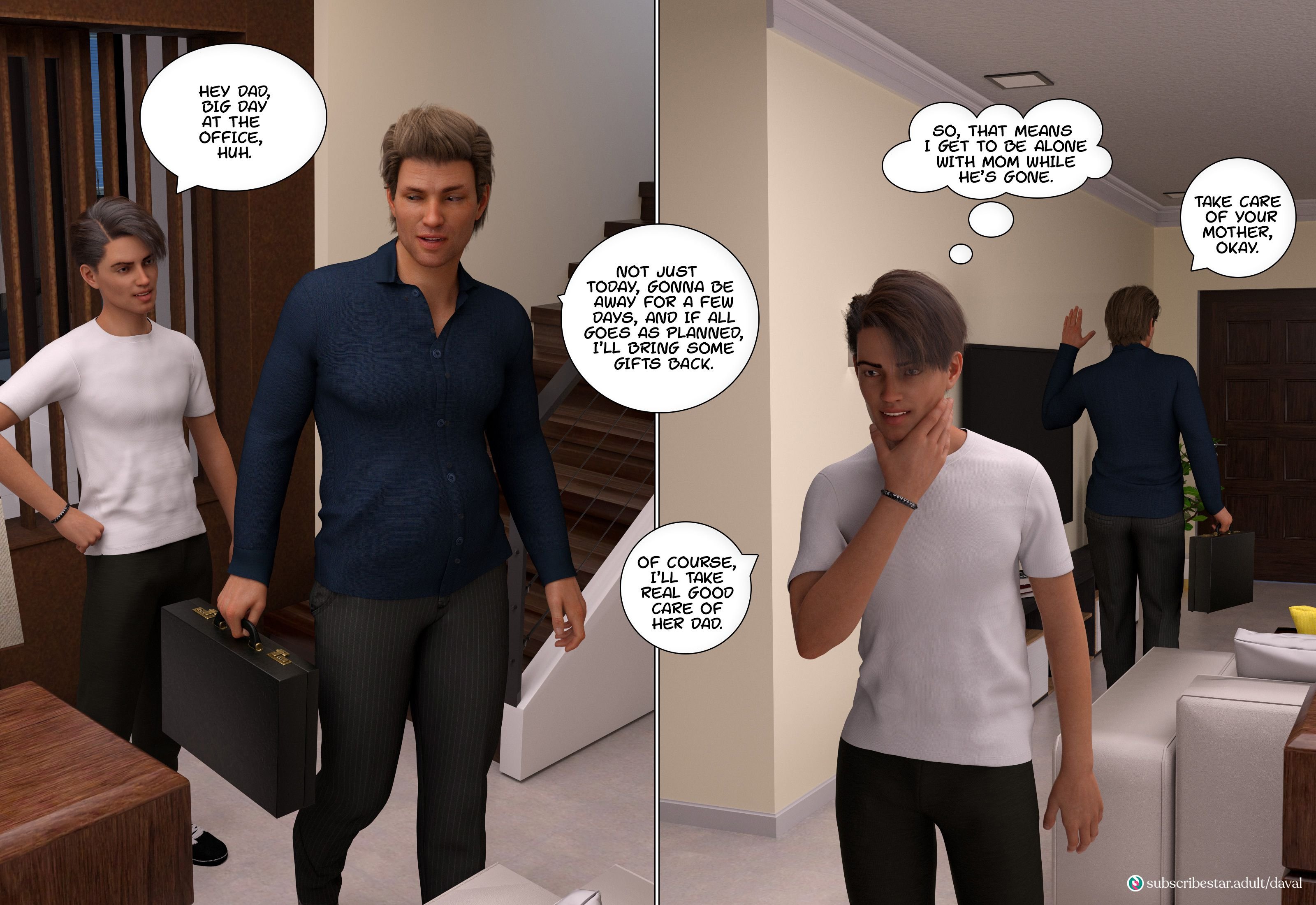 Immoral Desires [Daval3D] Chapter 3 - Page 17