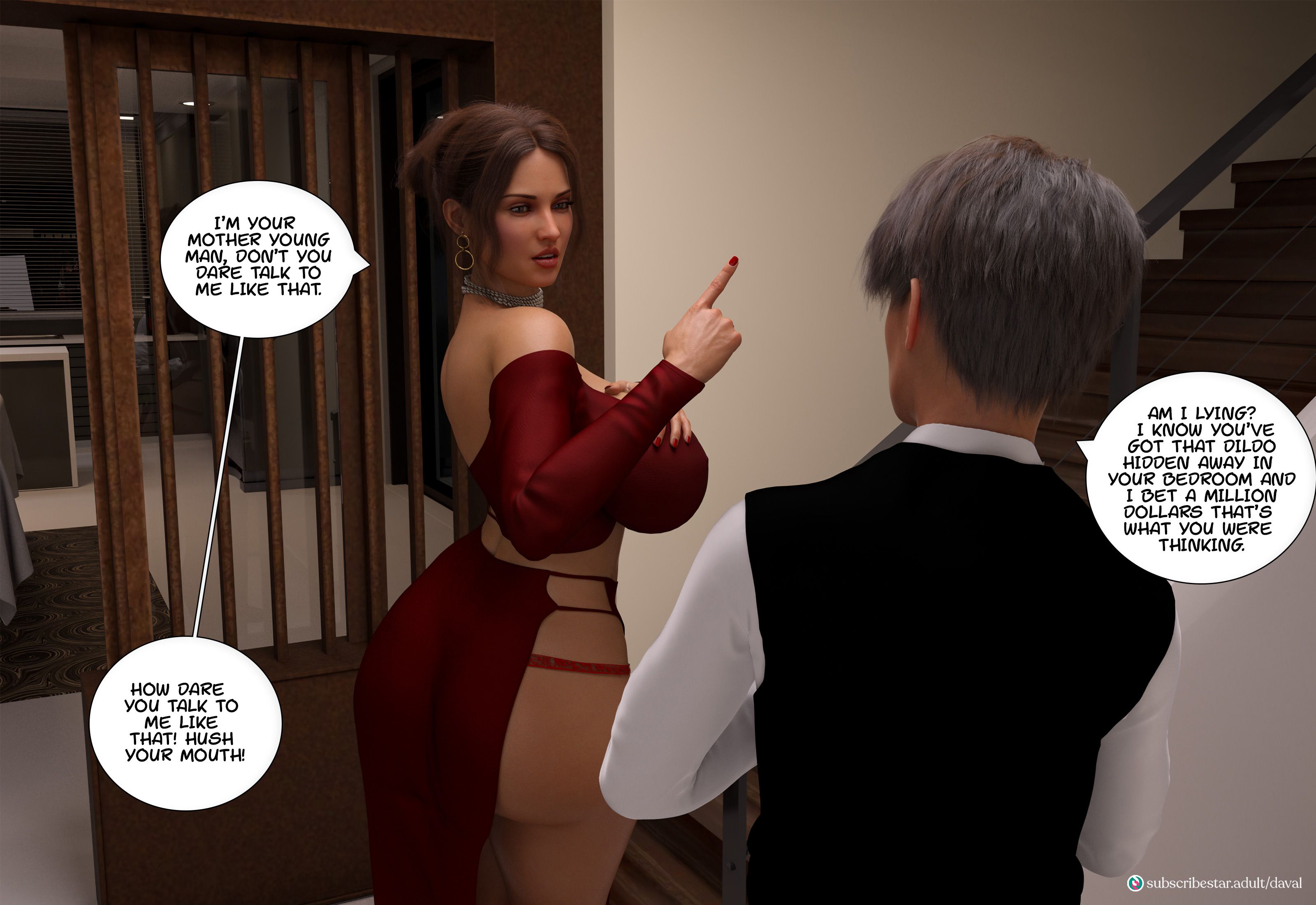 Immoral Desires [Daval3D] Chapter 3 - Page 60