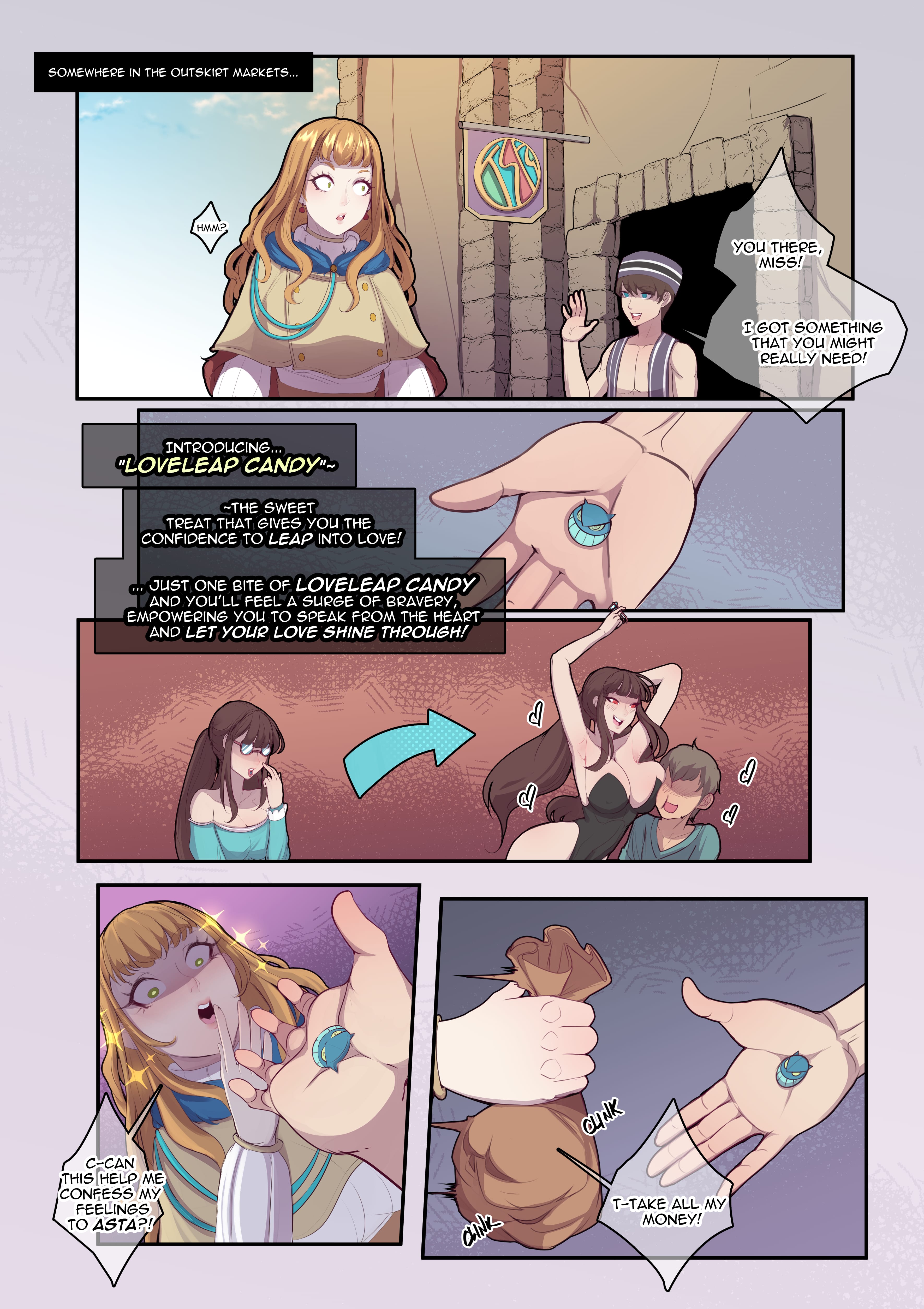No Brain All Gain (Black Clover) [TSFSingularity , Oznovx] Chapter 1 - Page 2