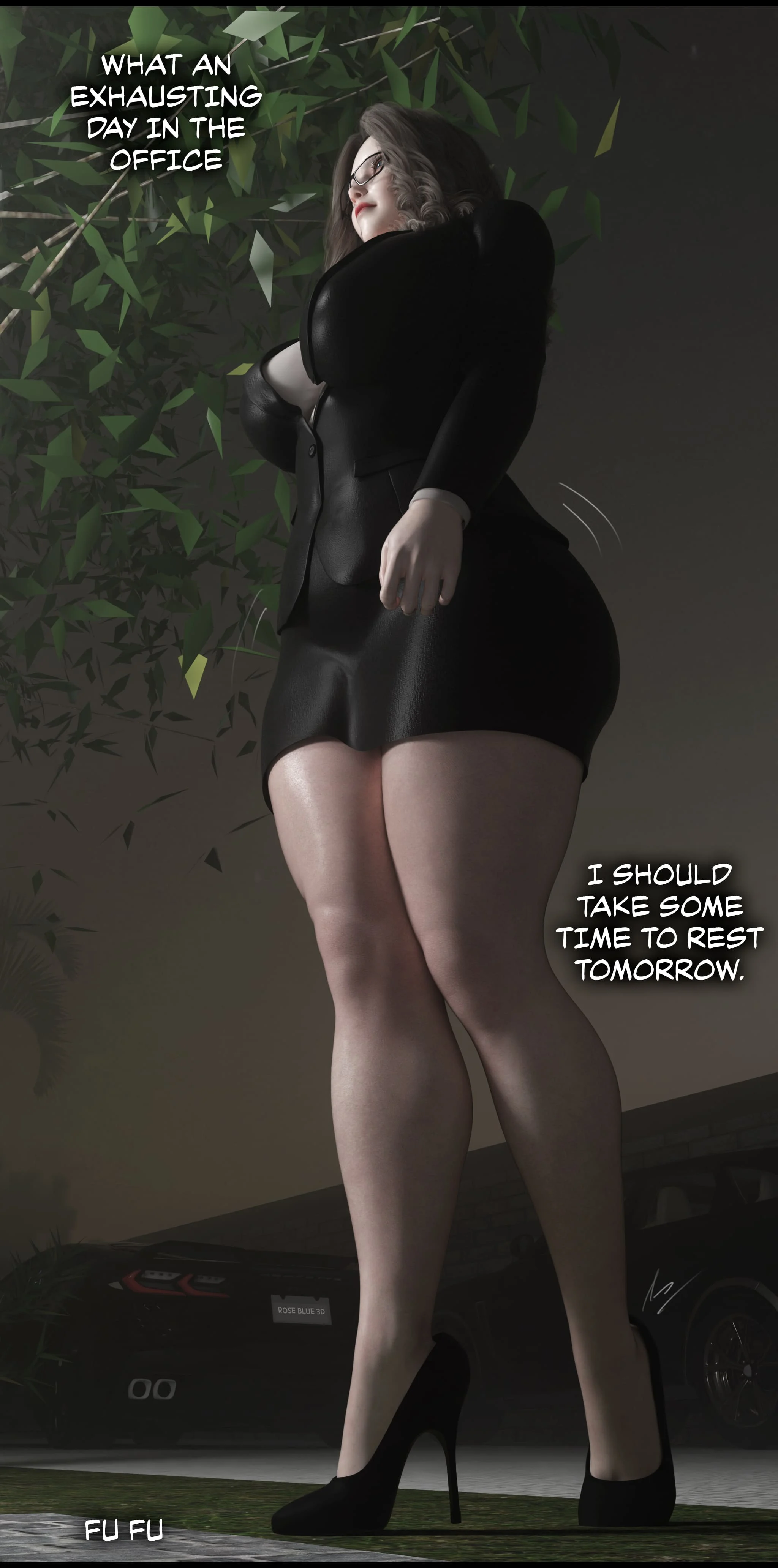 My Neighbor’s Widow [Rose Blue 3D] Chapter 1 - Page 108