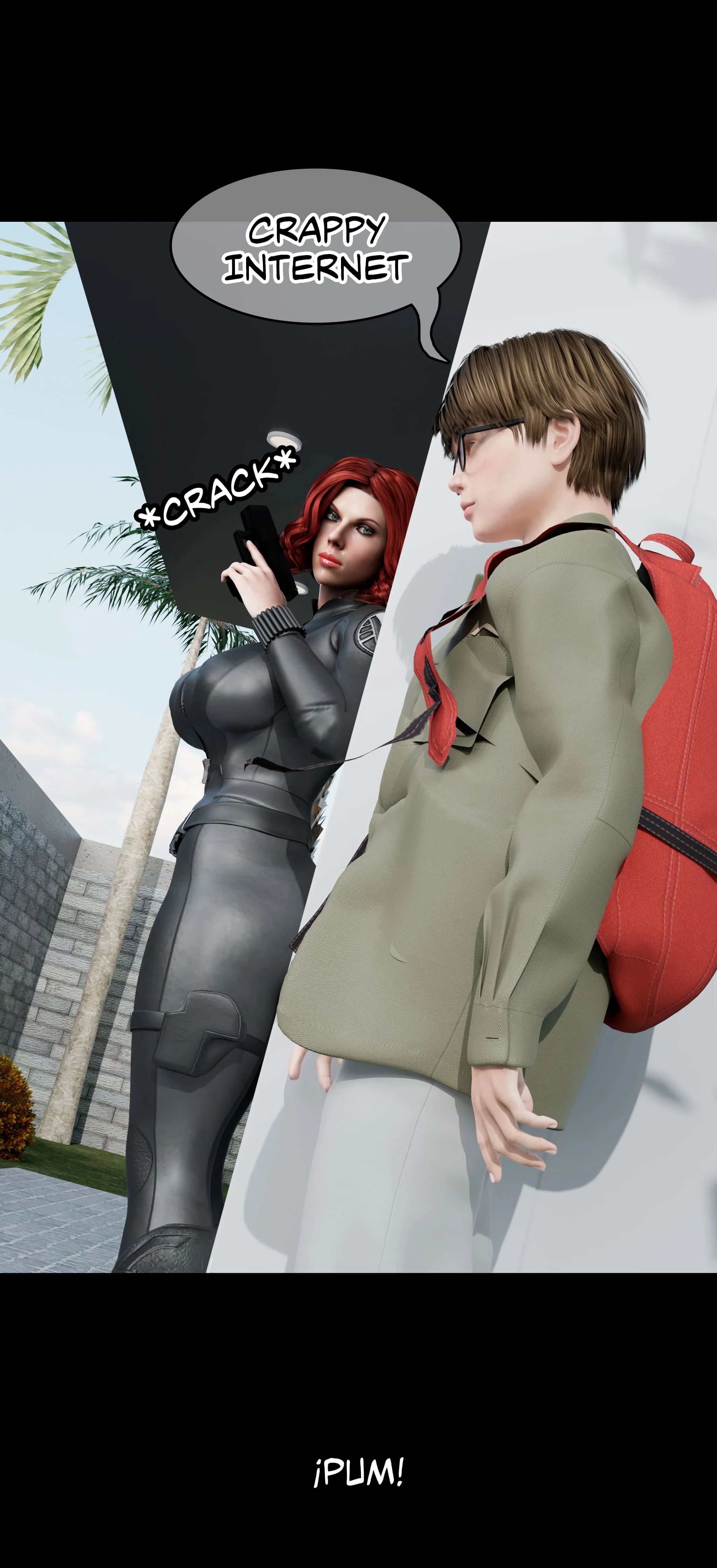 My Neighbor’s Widow [Rose Blue 3D] Chapter 1 - Page 45