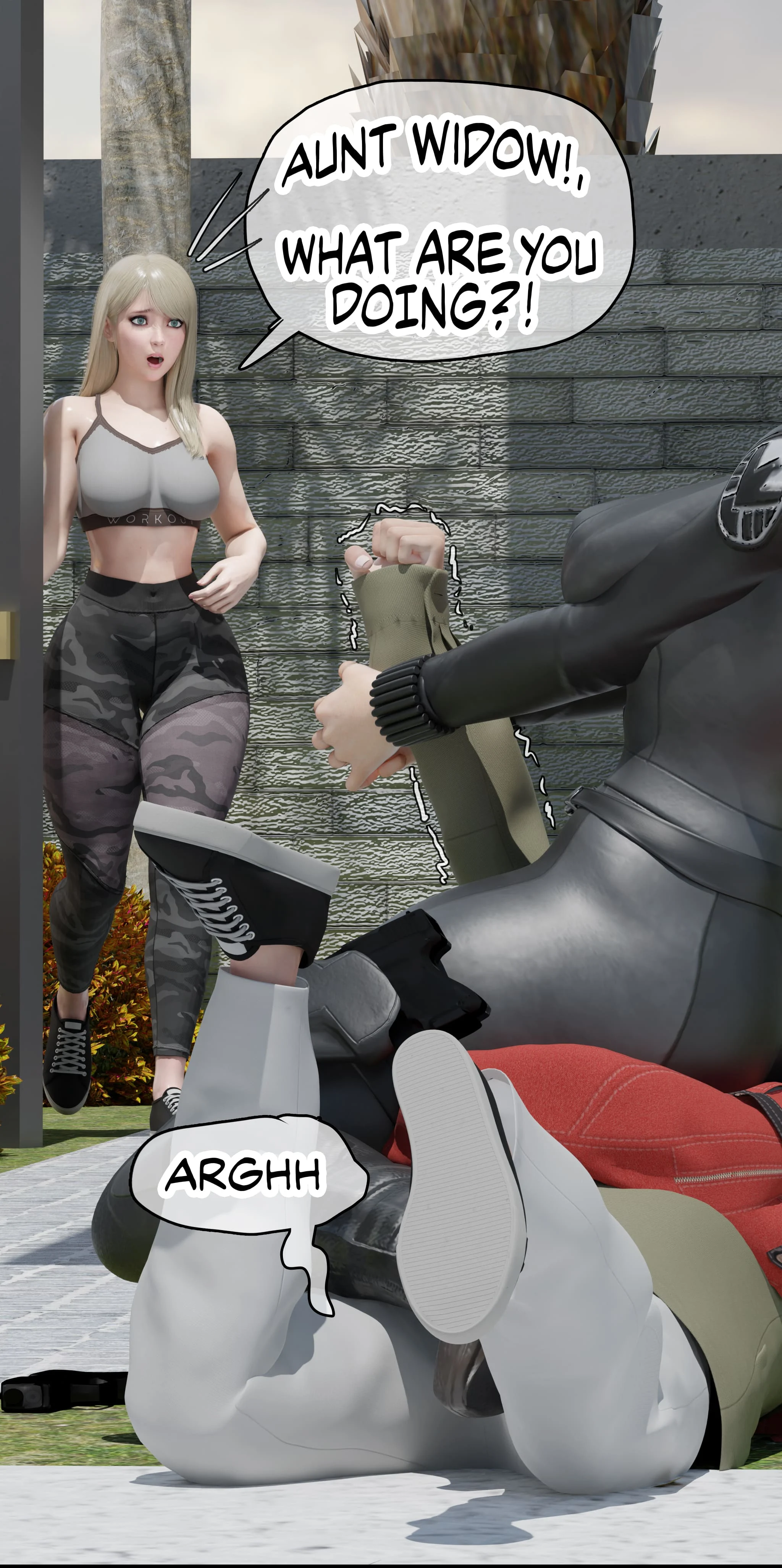 My Neighbor’s Widow [Rose Blue 3D] Chapter 1 - Page 64