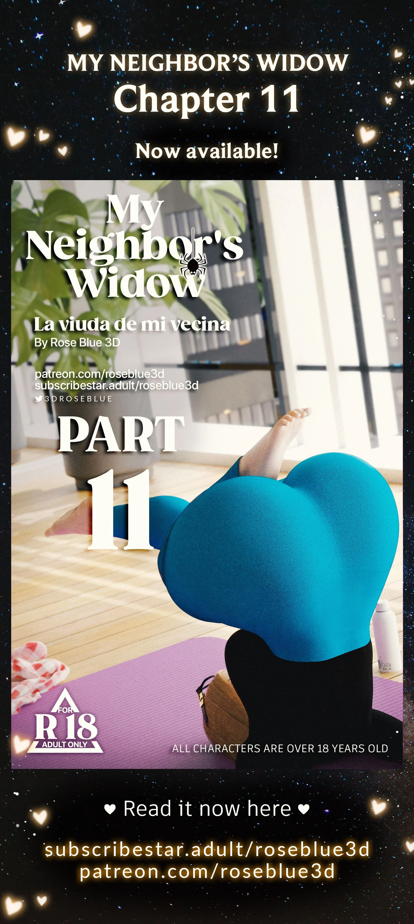 My Neighbor’s Widow [Rose Blue 3D] Chapter 10 - Page 125