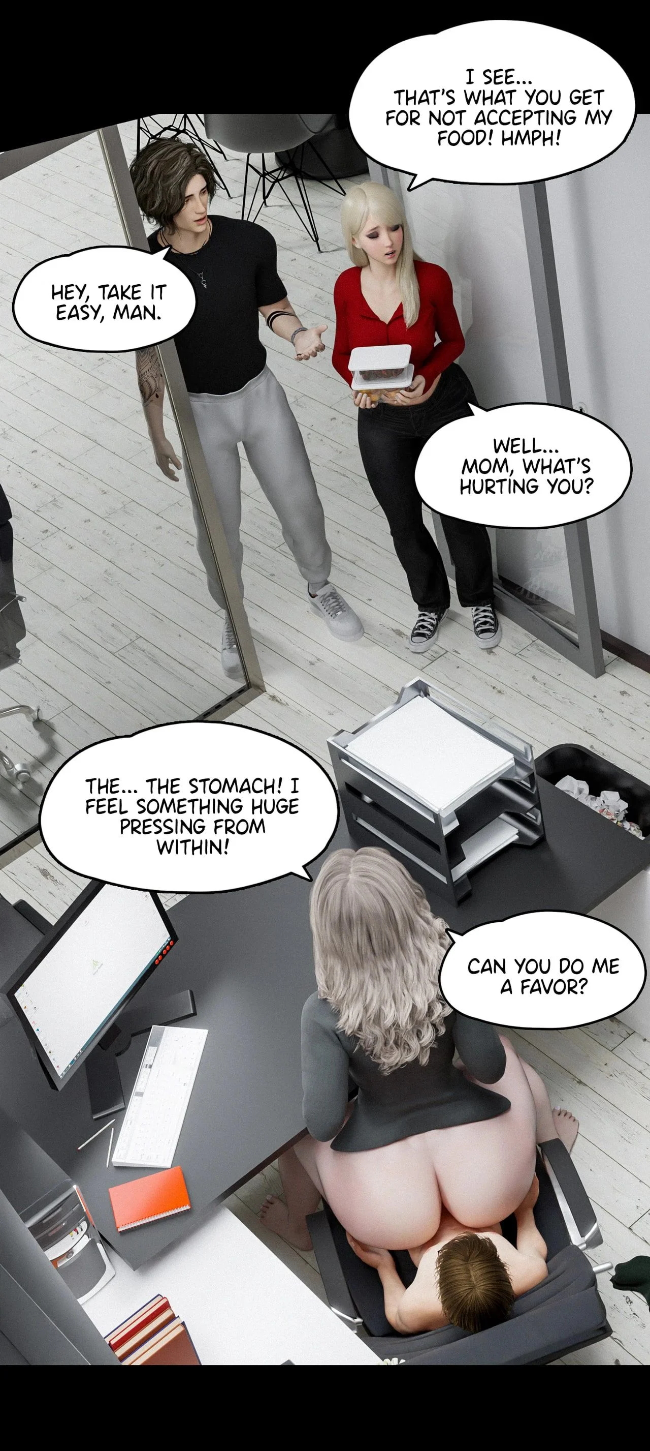 My Neighbor’s Widow [Rose Blue 3D] Chapter 18 - Page 38