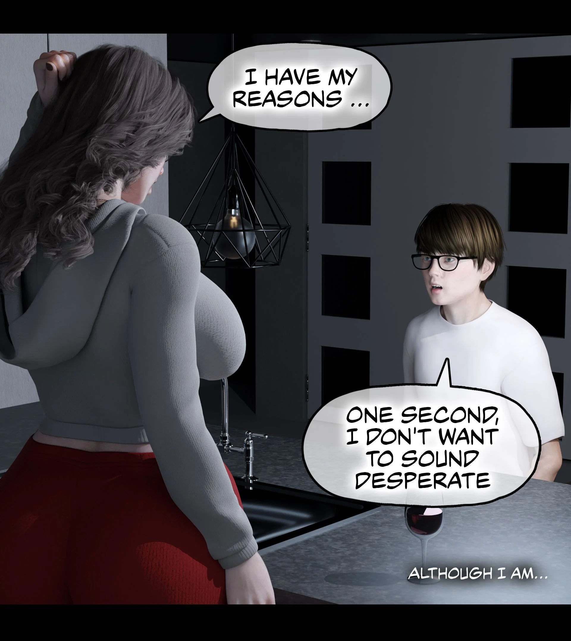 My Neighbor’s Widow [Rose Blue 3D] Chapter 2 - Page 40
