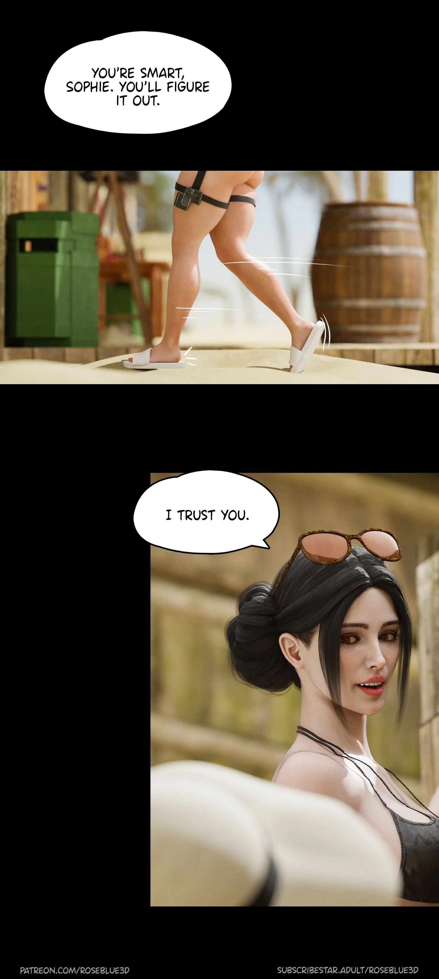 My Neighbor’s Widow [Rose Blue 3D] Chapter 20 - Page 86
