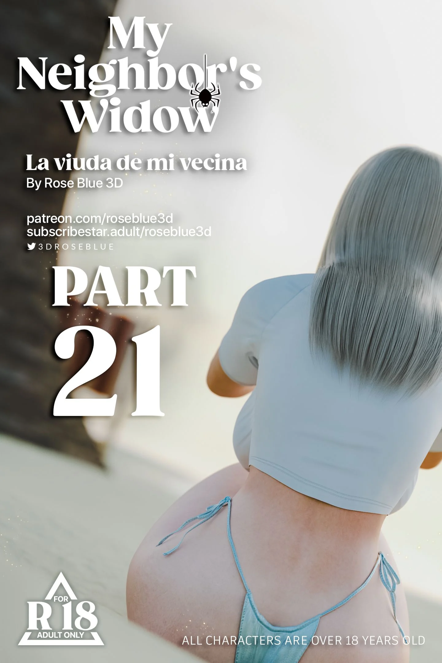 My Neighbor’s Widow [Rose Blue 3D] Chapter 21 - Page 1