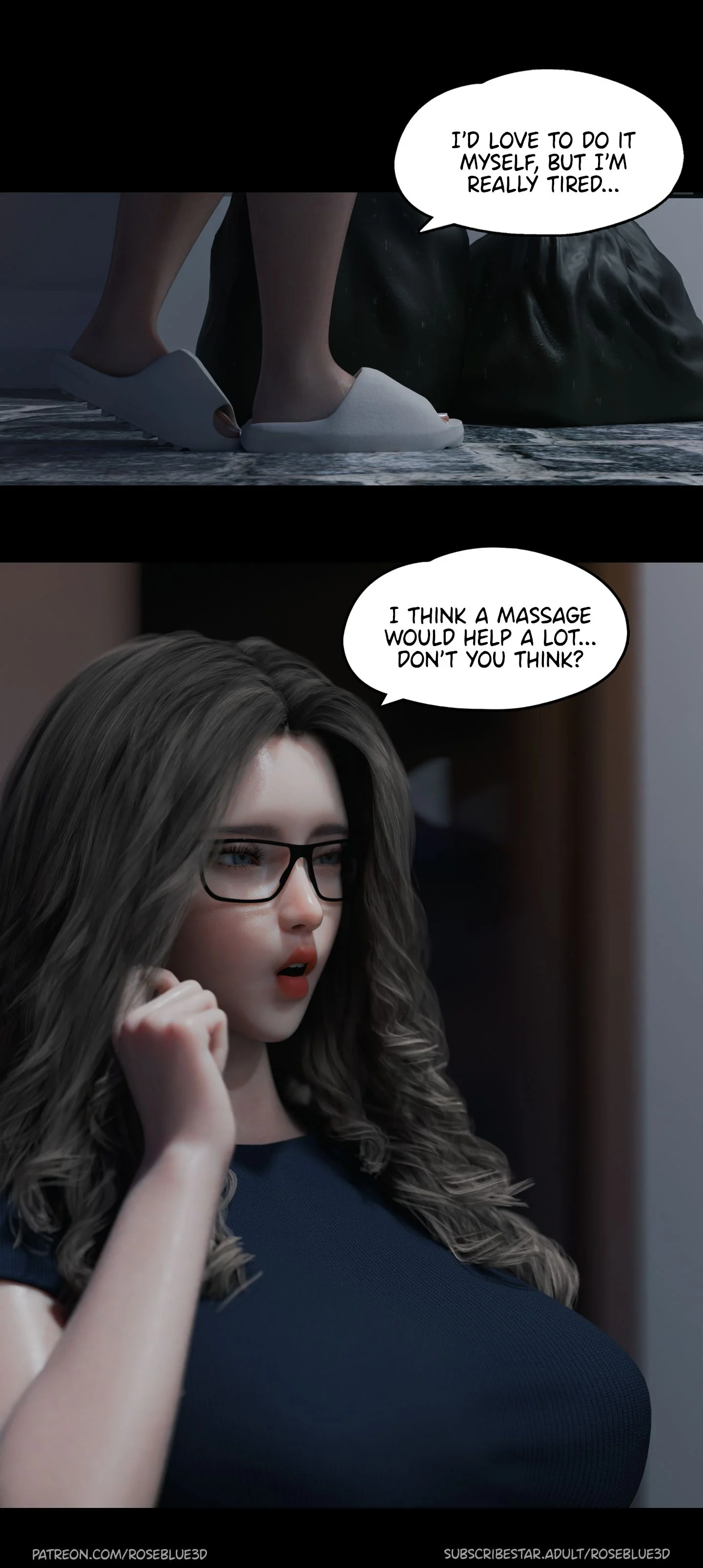 My Neighbor’s Widow [Rose Blue 3D] Chapter 22 - Page 84