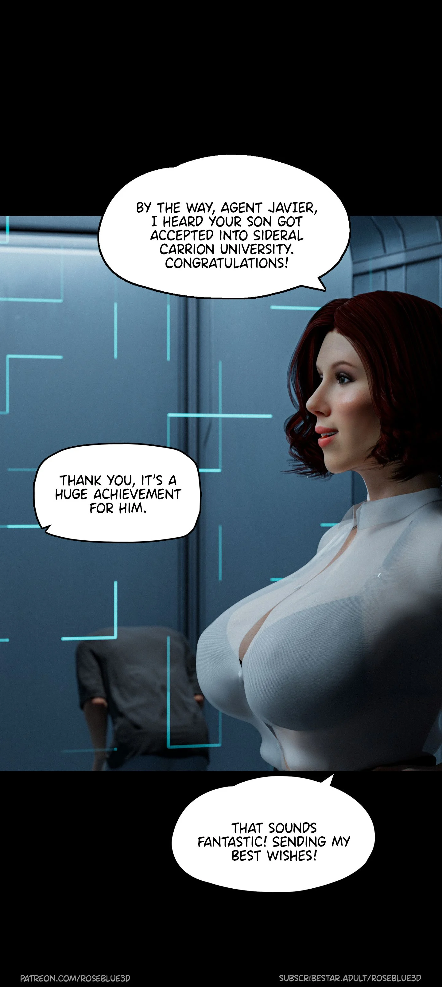 My Neighbor’s Widow [Rose Blue 3D] Chapter 23 - Page 16