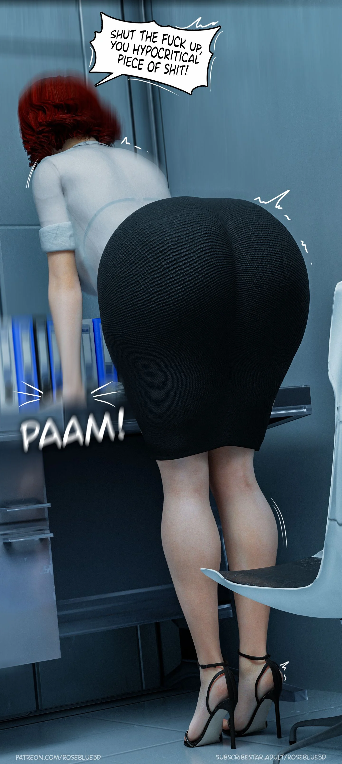 My Neighbor’s Widow [Rose Blue 3D] Chapter 23 - Page 24