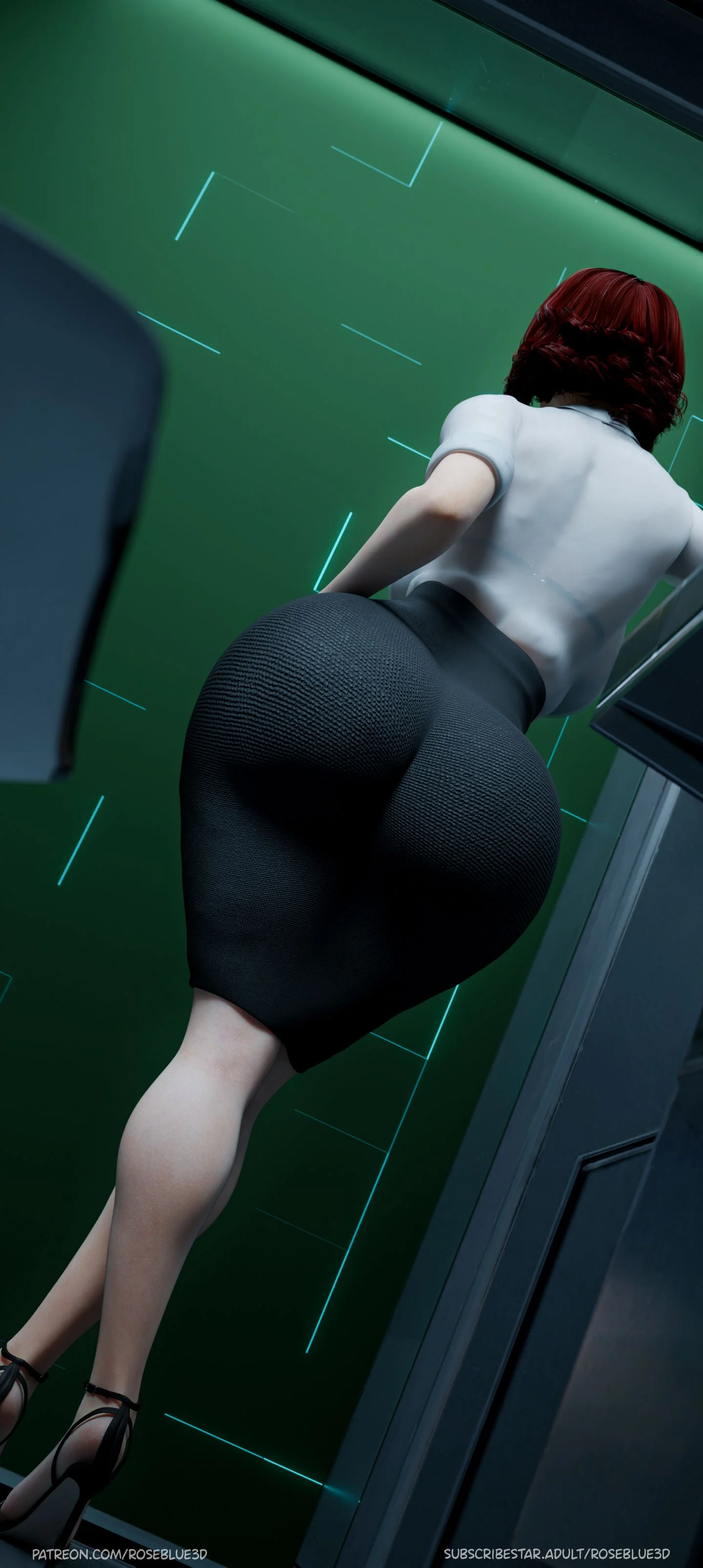 My Neighbor’s Widow [Rose Blue 3D] Chapter 23 - Page 43