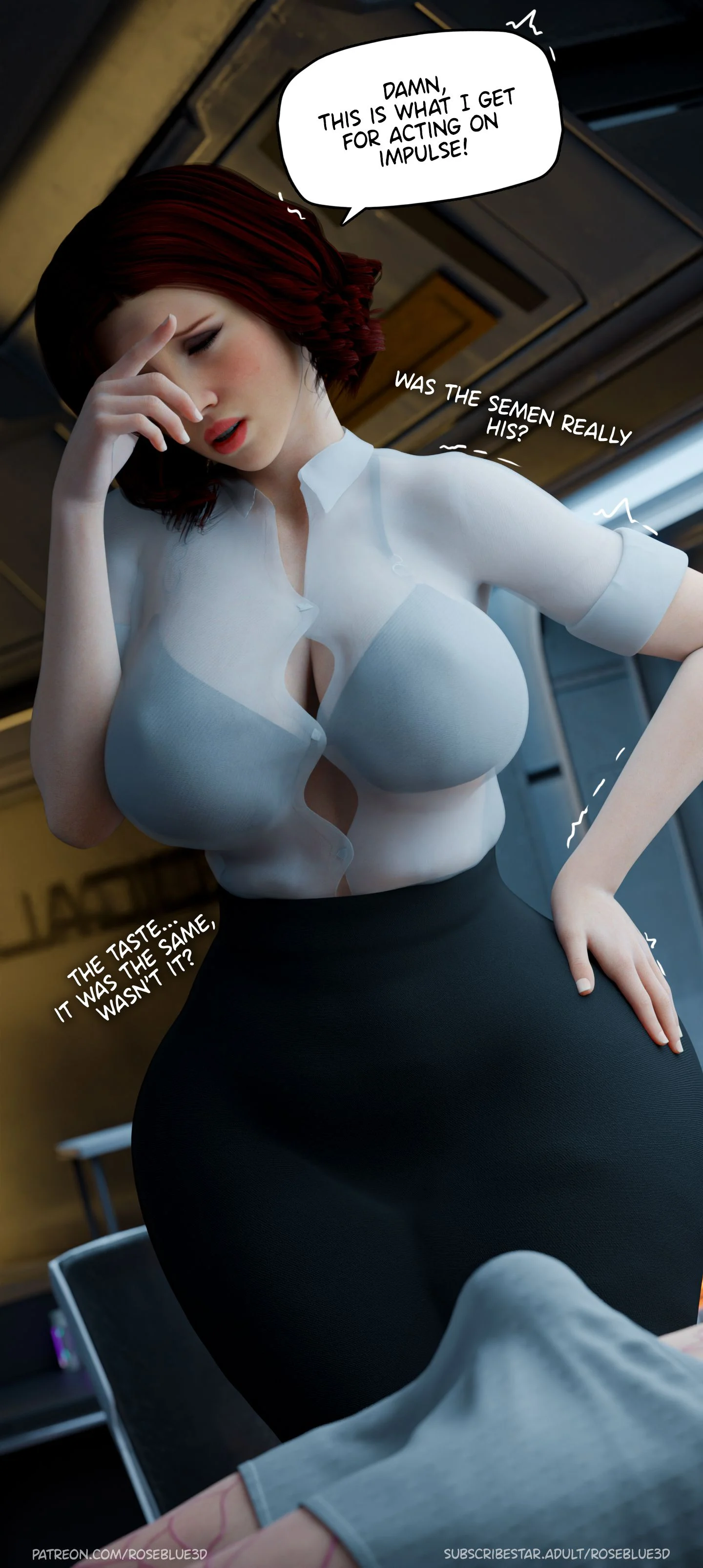 My Neighbor’s Widow [Rose Blue 3D] Chapter 23 - Page 53