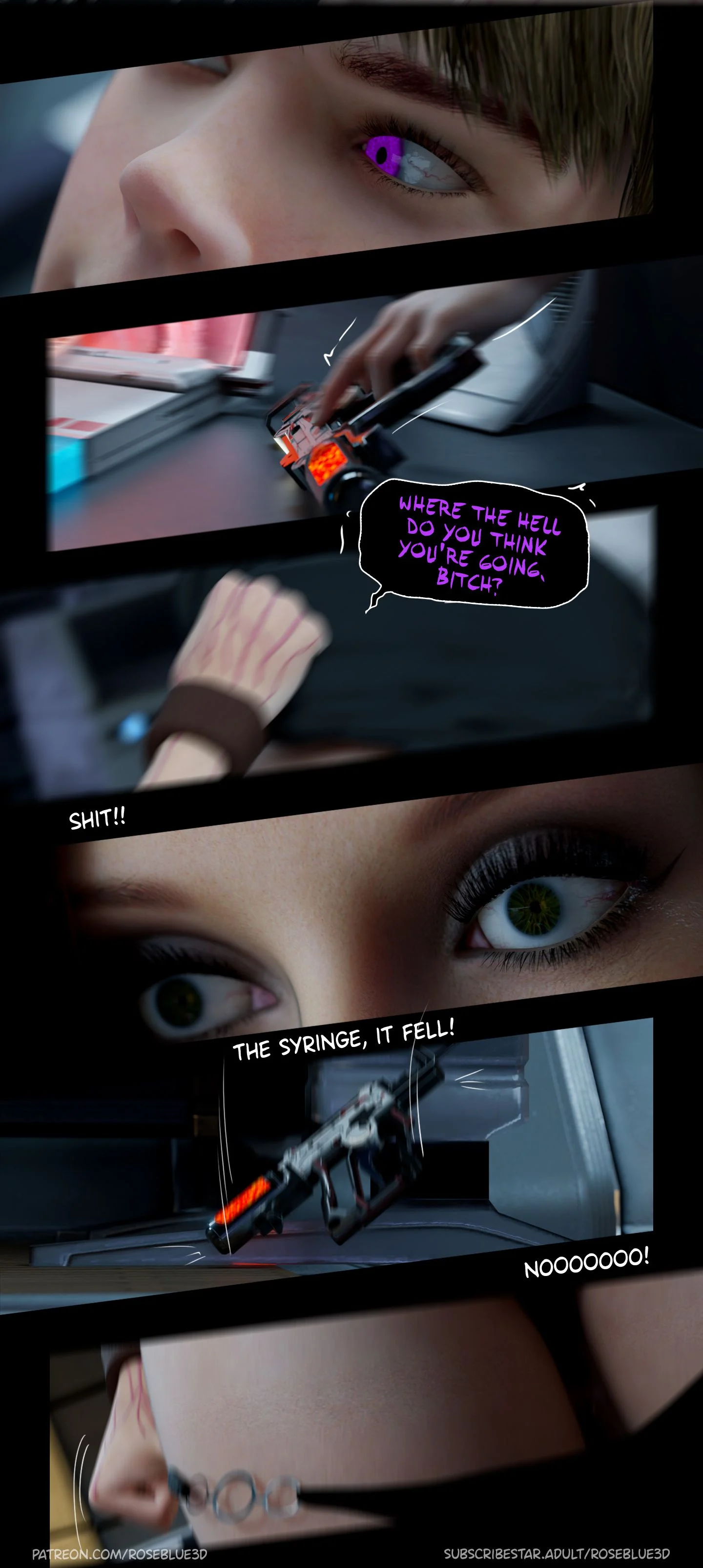 My Neighbor’s Widow [Rose Blue 3D] Chapter 23 - Page 89