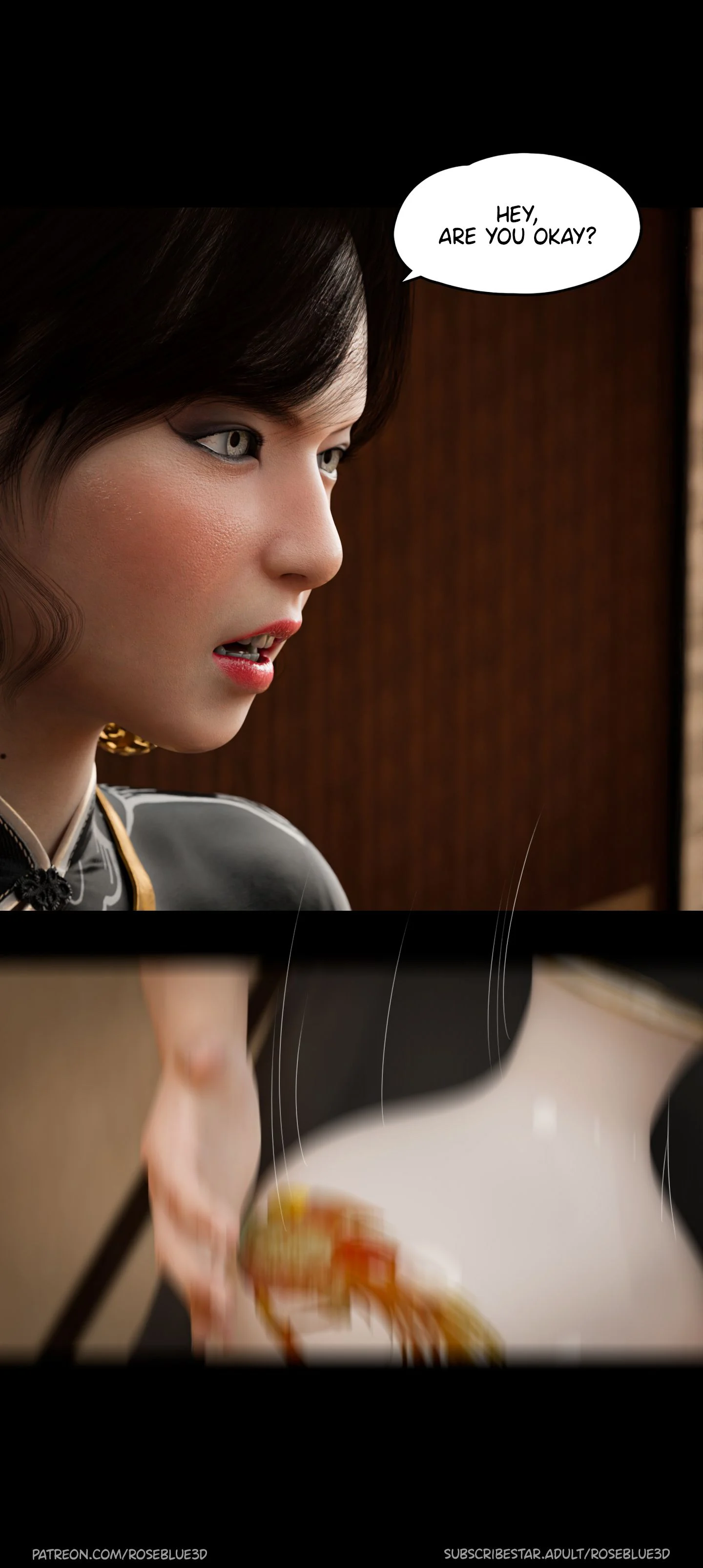 My Neighbor’s Widow [Rose Blue 3D] Chapter 26 - Page 47