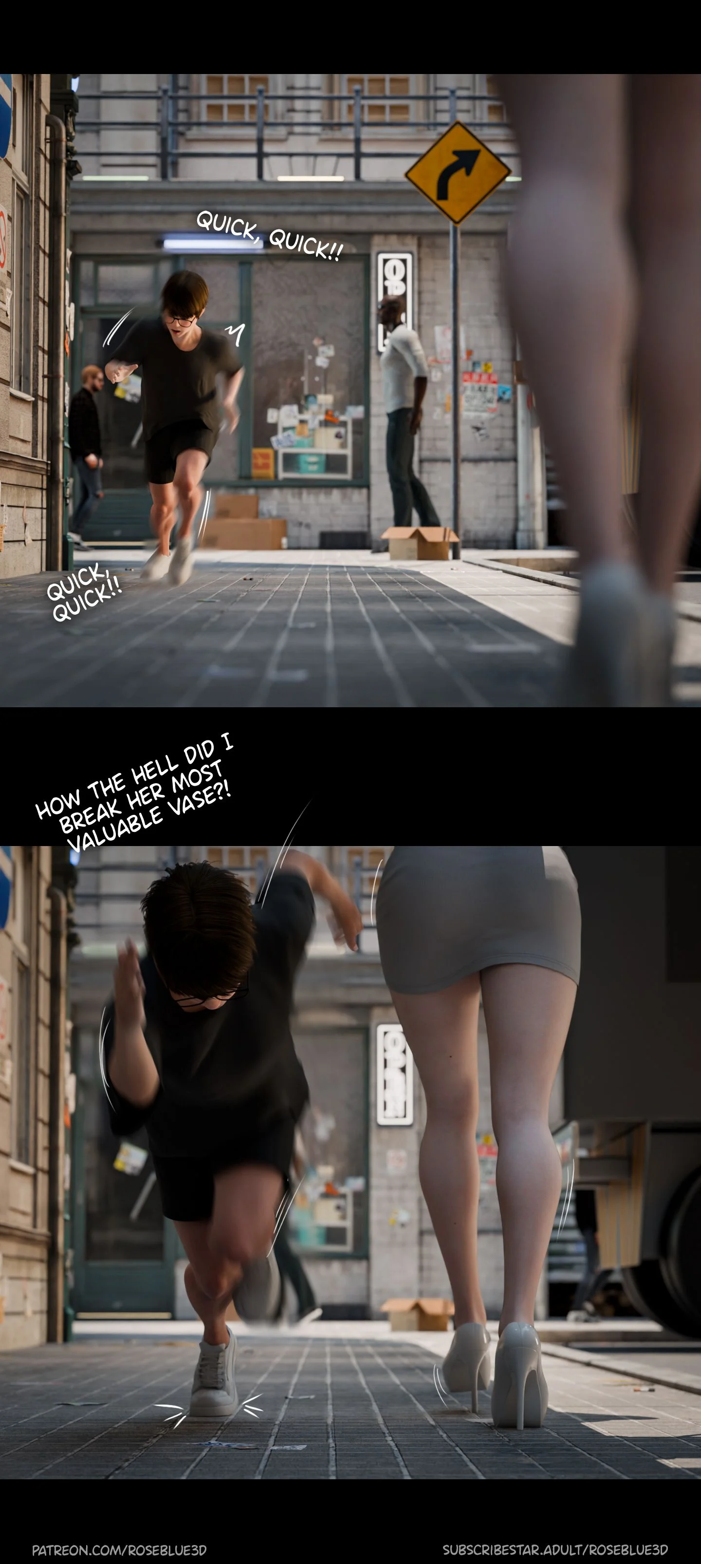 My Neighbor’s Widow [Rose Blue 3D] Chapter 26 - Page 59