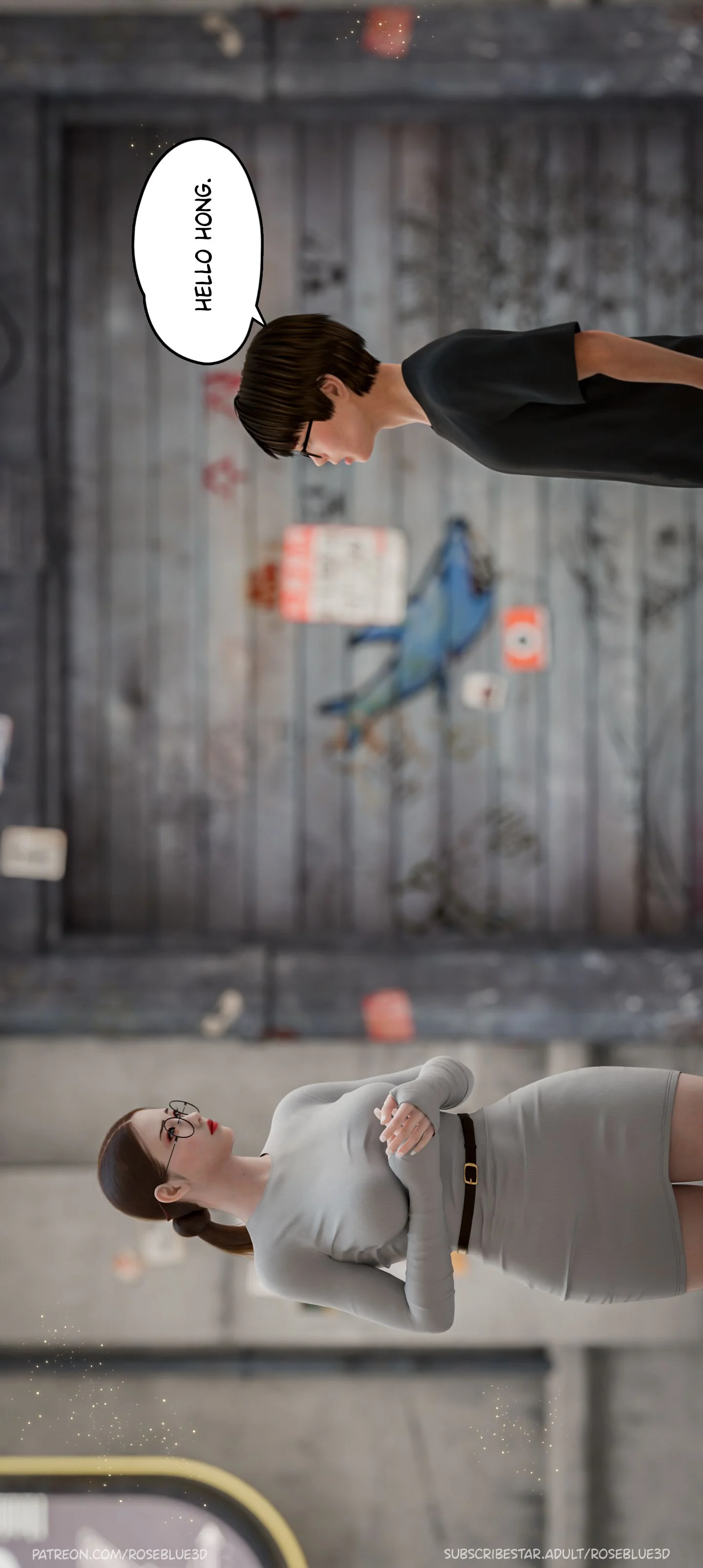 My Neighbor’s Widow [Rose Blue 3D] Chapter 26 - Page 66