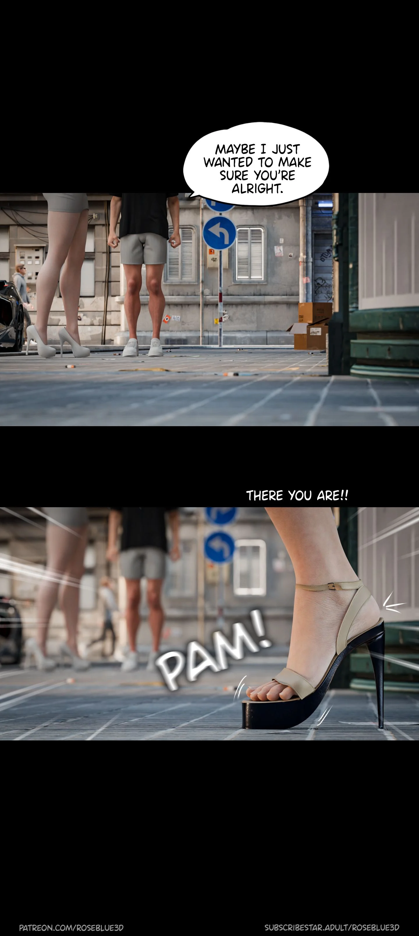 My Neighbor’s Widow [Rose Blue 3D] Chapter 26 - Page 70