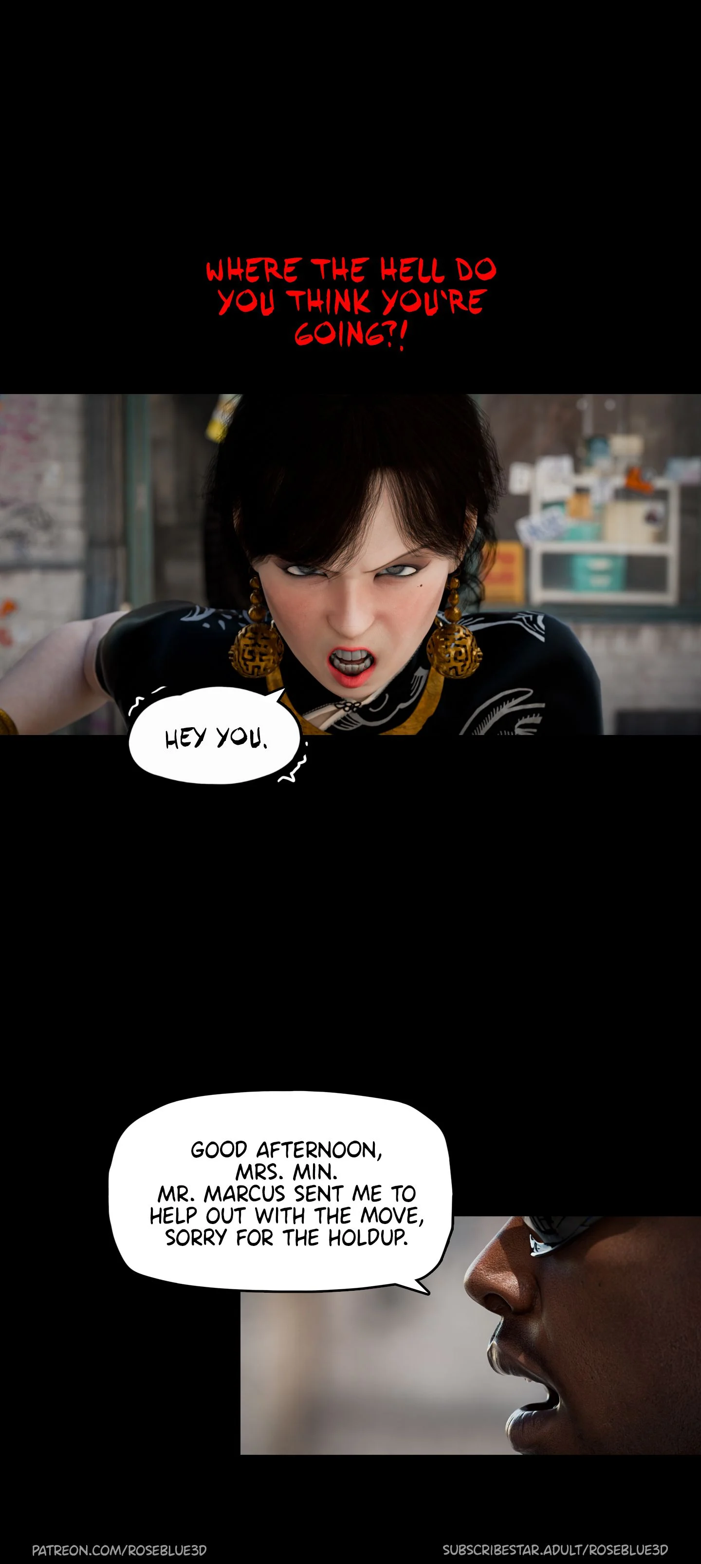 My Neighbor’s Widow [Rose Blue 3D] Chapter 26 - Page 74