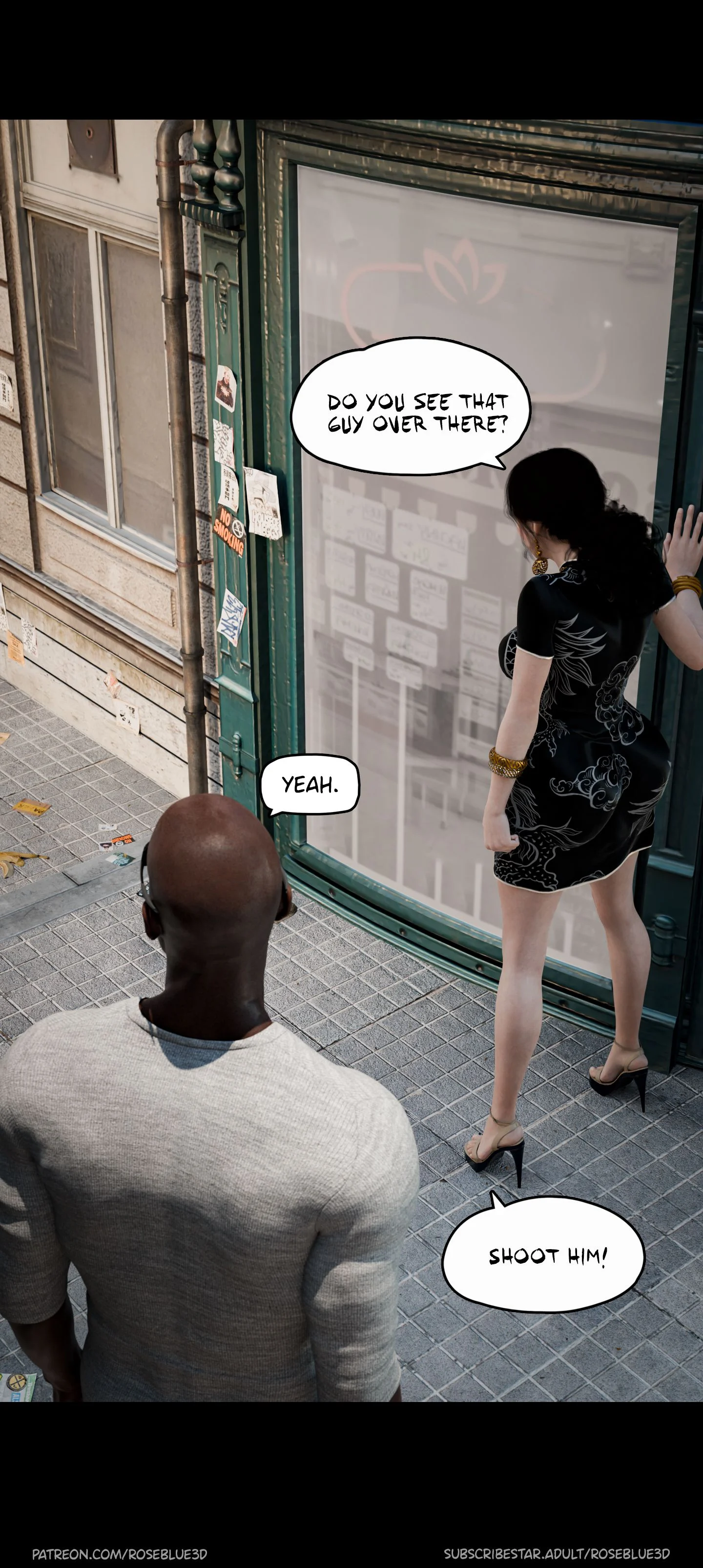 My Neighbor’s Widow [Rose Blue 3D] Chapter 26 - Page 75