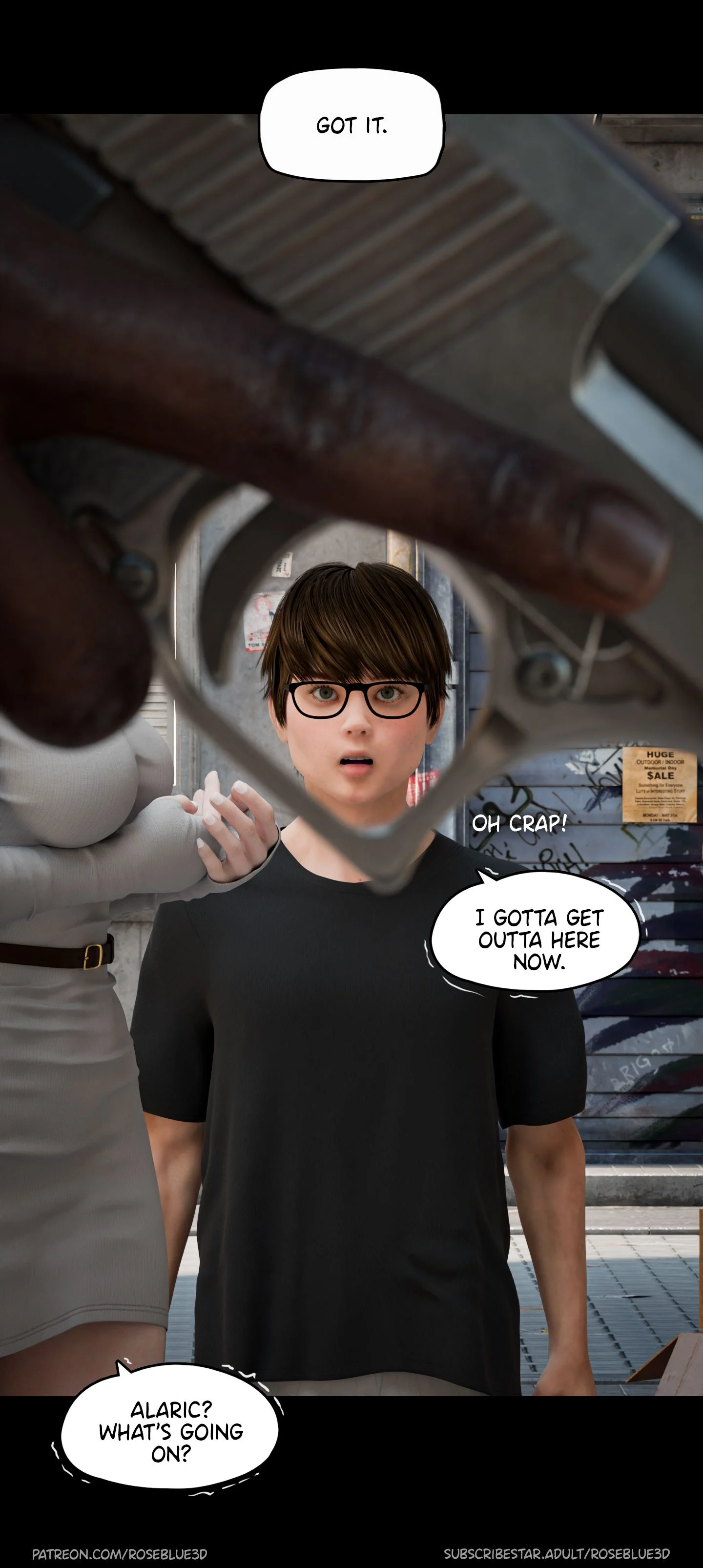 My Neighbor’s Widow [Rose Blue 3D] Chapter 26 - Page 76