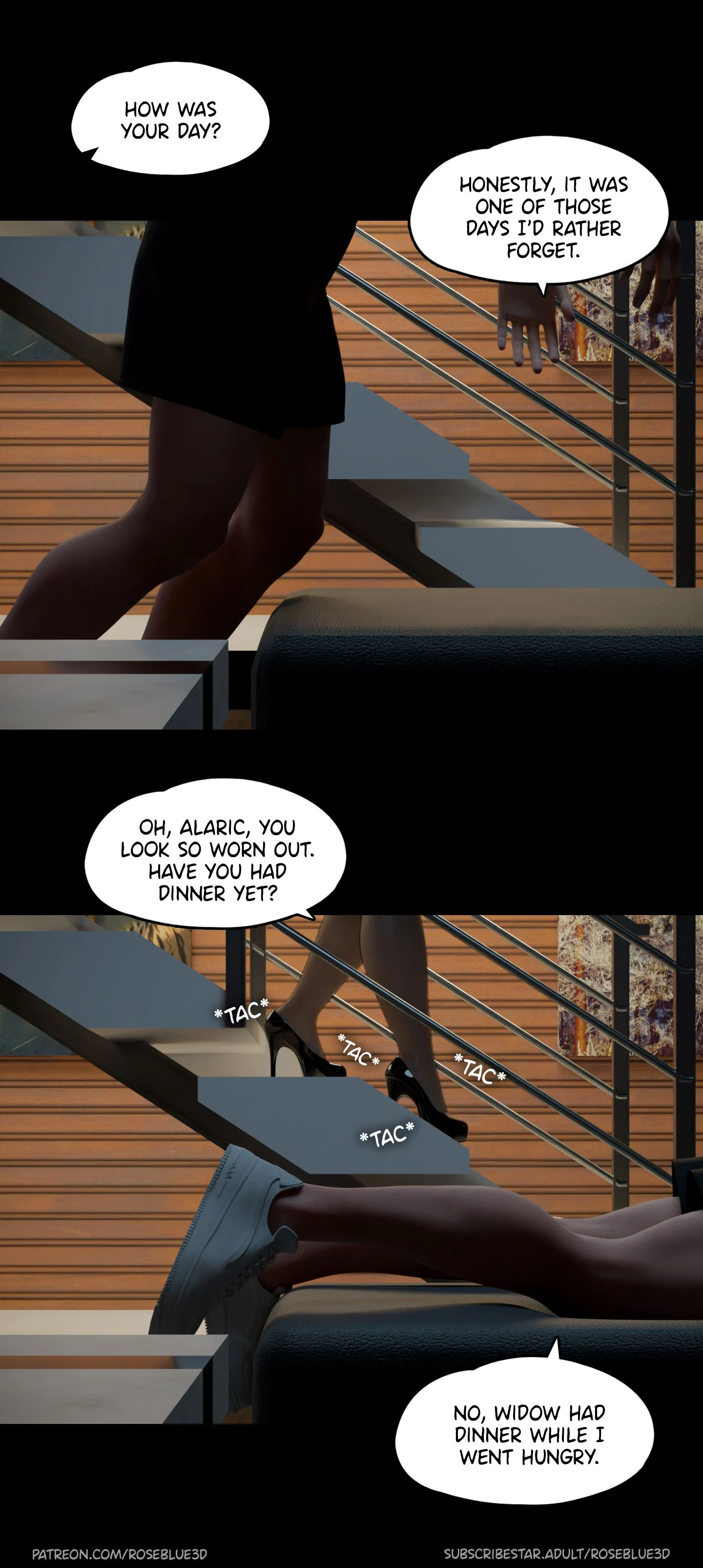 My Neighbor’s Widow [Rose Blue 3D] Chapter 26 - Page 97