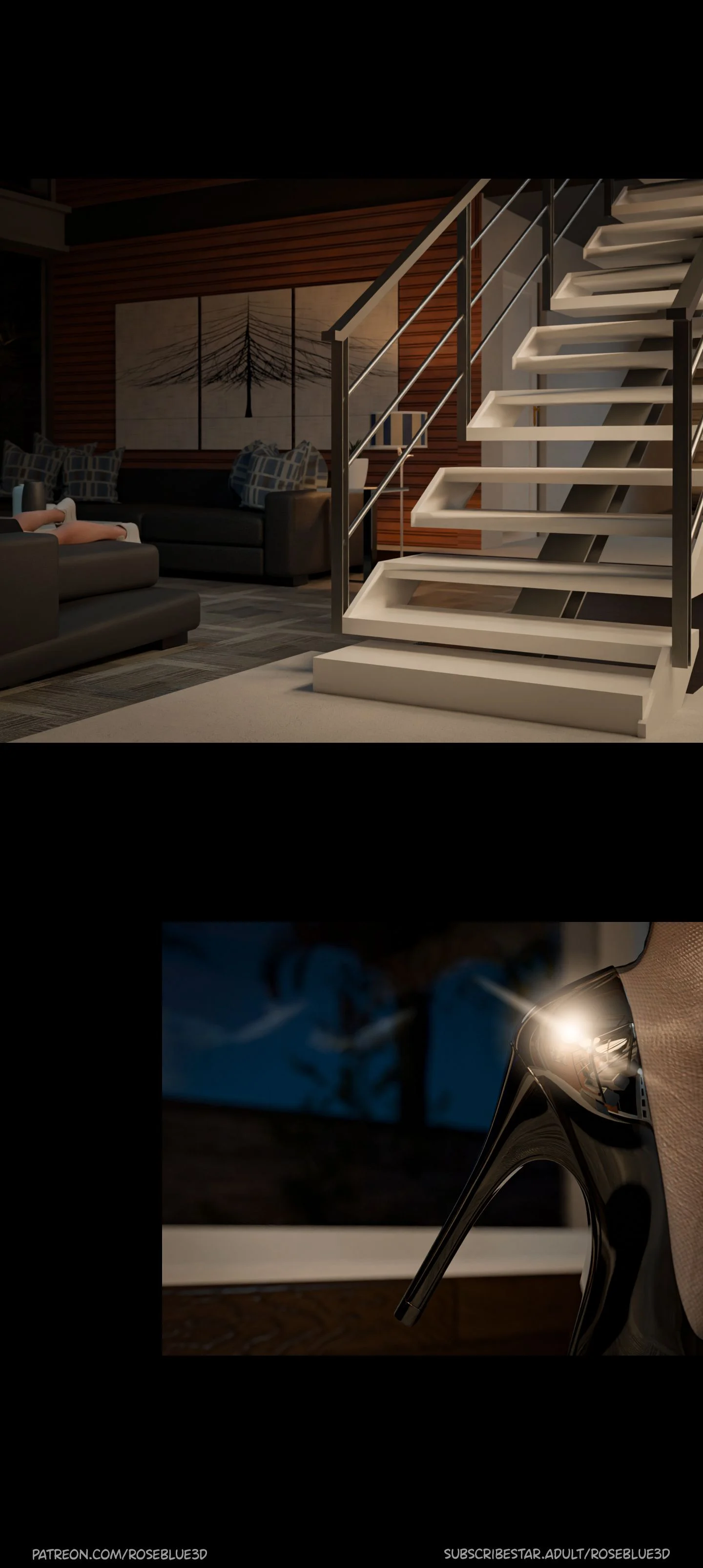 My Neighbor’s Widow [Rose Blue 3D] Chapter 27 - Page 27