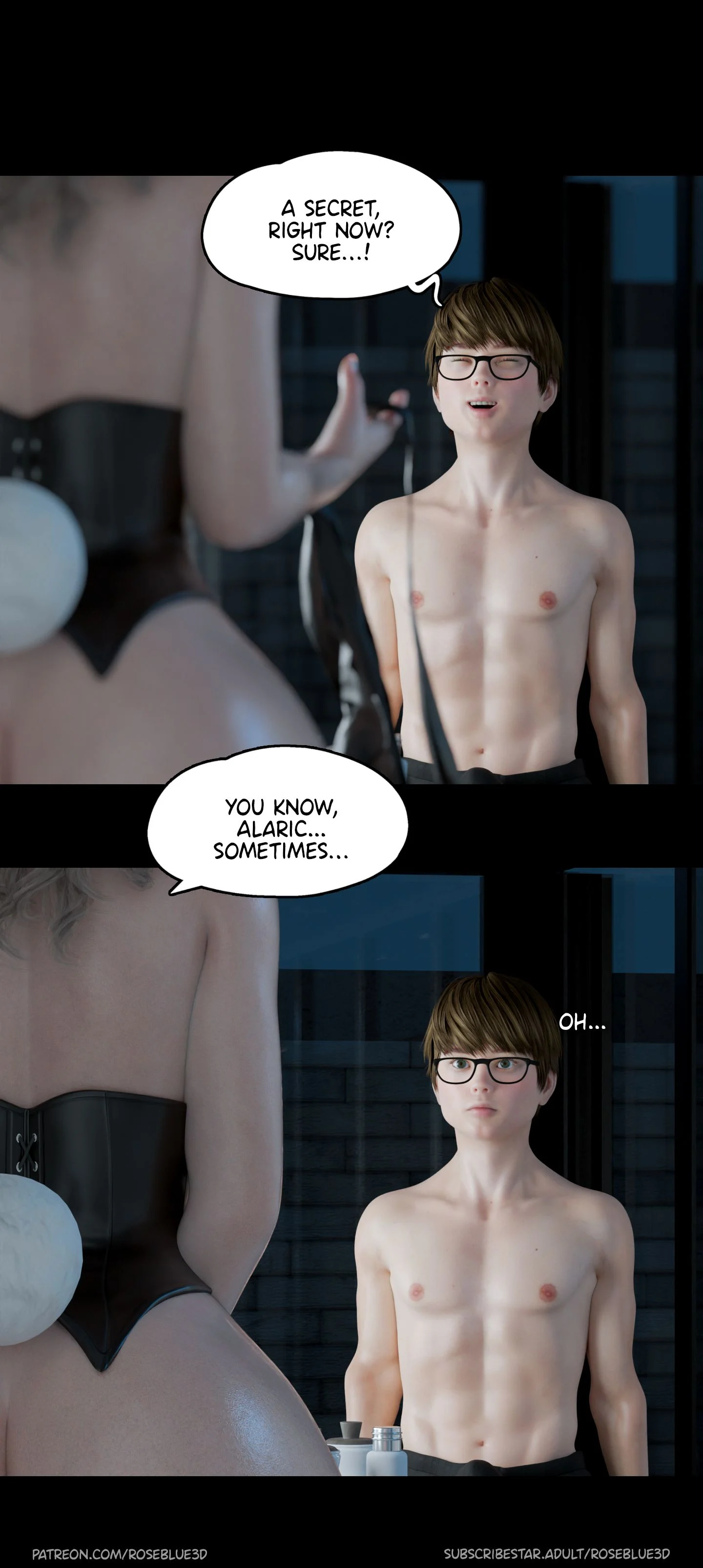 My Neighbor’s Widow [Rose Blue 3D] Chapter 27 - Page 47