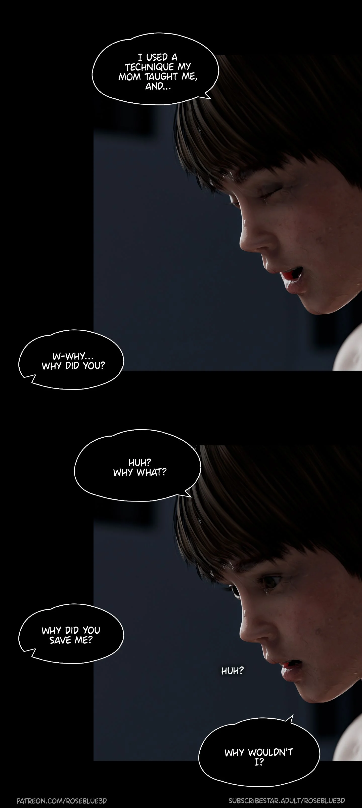 My Neighbor’s Widow [Rose Blue 3D] Chapter 30 - Page 153