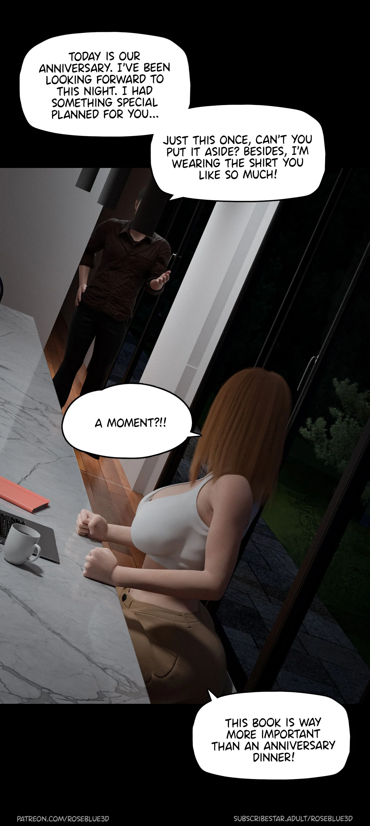 My Neighbor’s Widow [Rose Blue 3D] Chapter 30 - Page 53