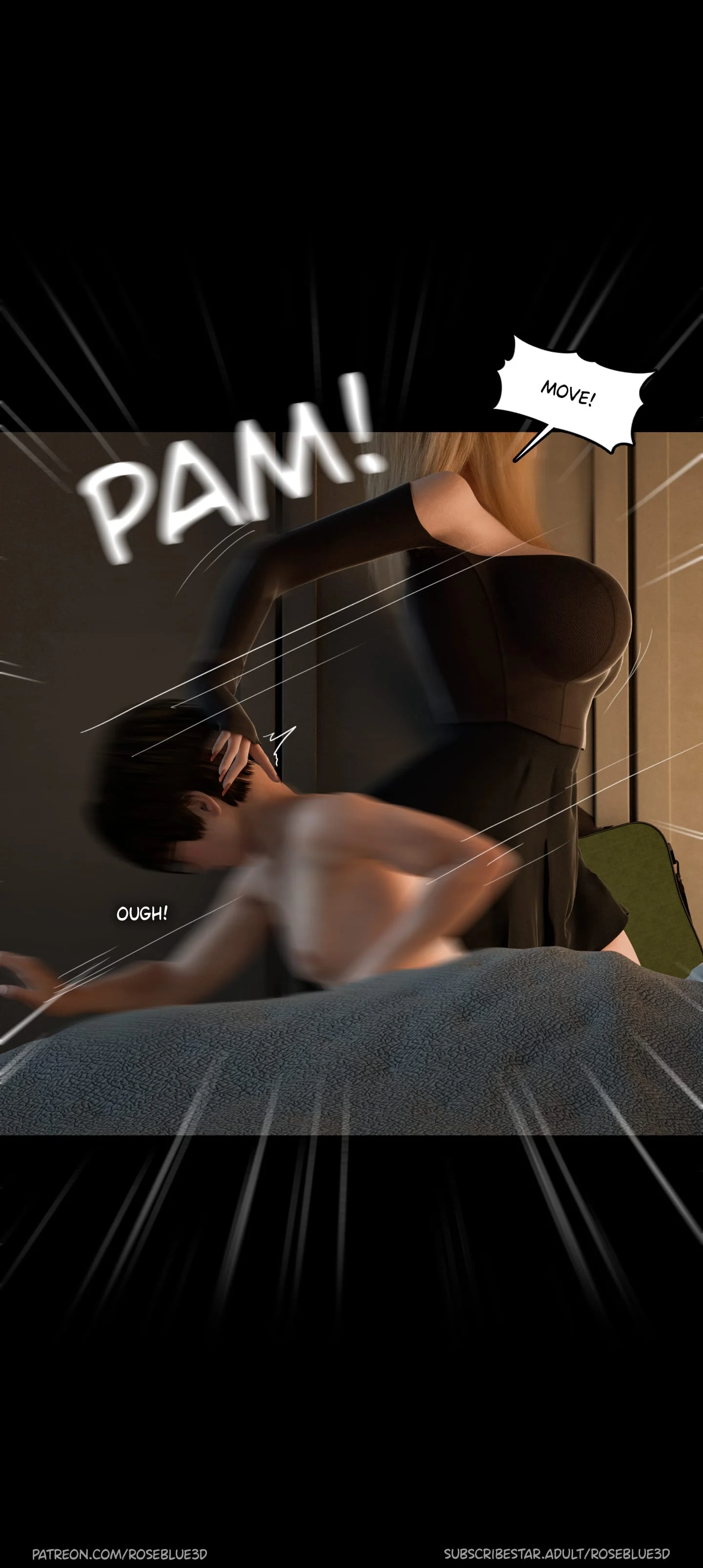 My Neighbor’s Widow [Rose Blue 3D] Chapter 31 - Page 106