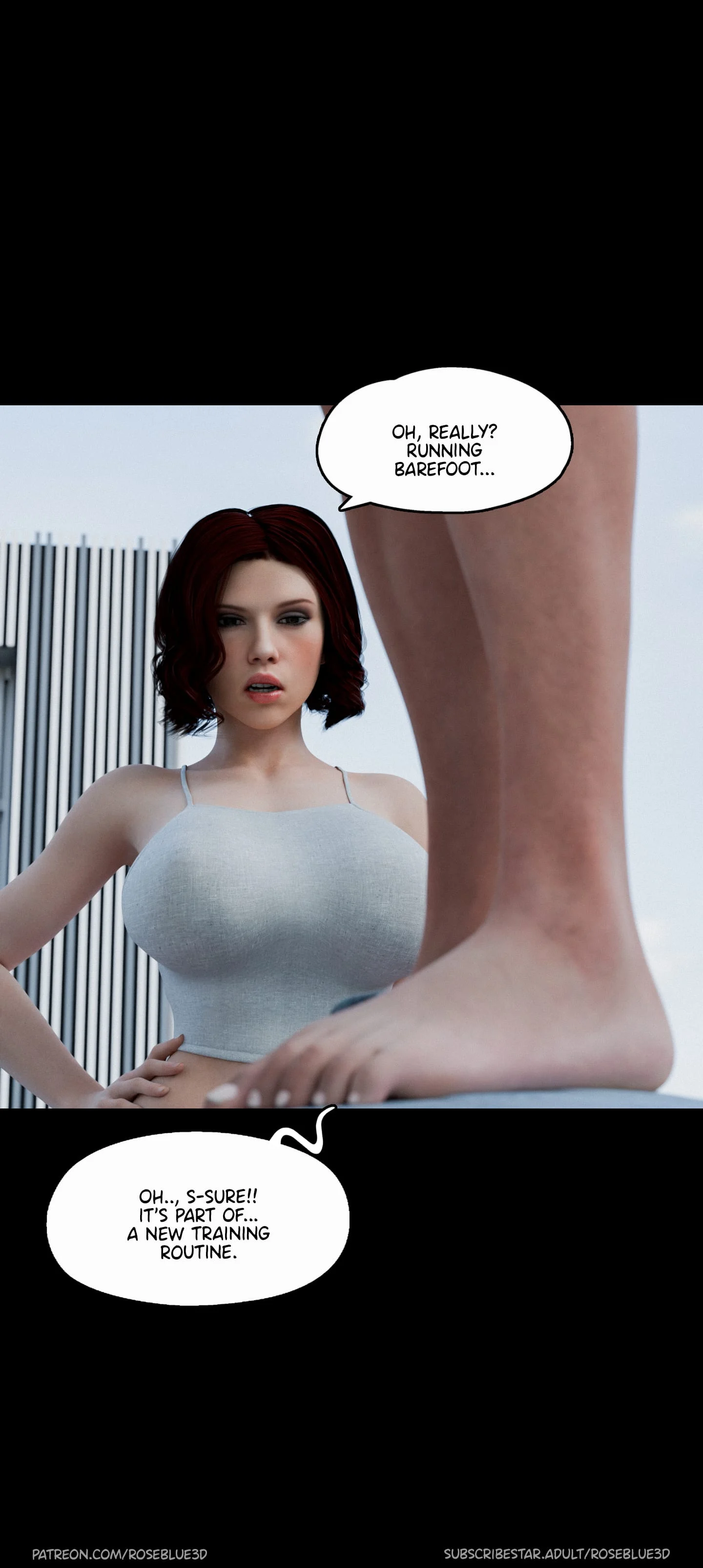 My Neighbor’s Widow [Rose Blue 3D] Chapter 31 - Page 32