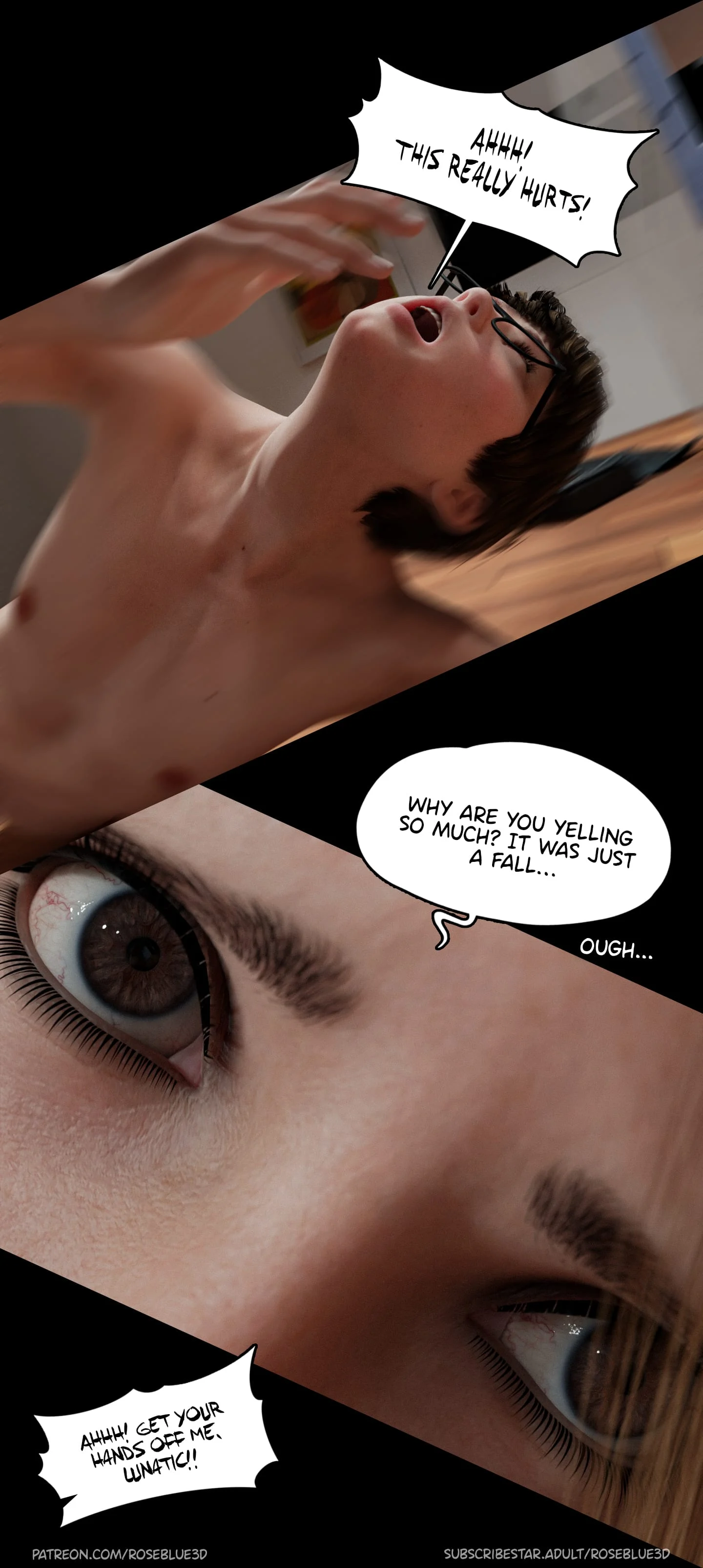 My Neighbor’s Widow [Rose Blue 3D] Chapter 32 - Page 54