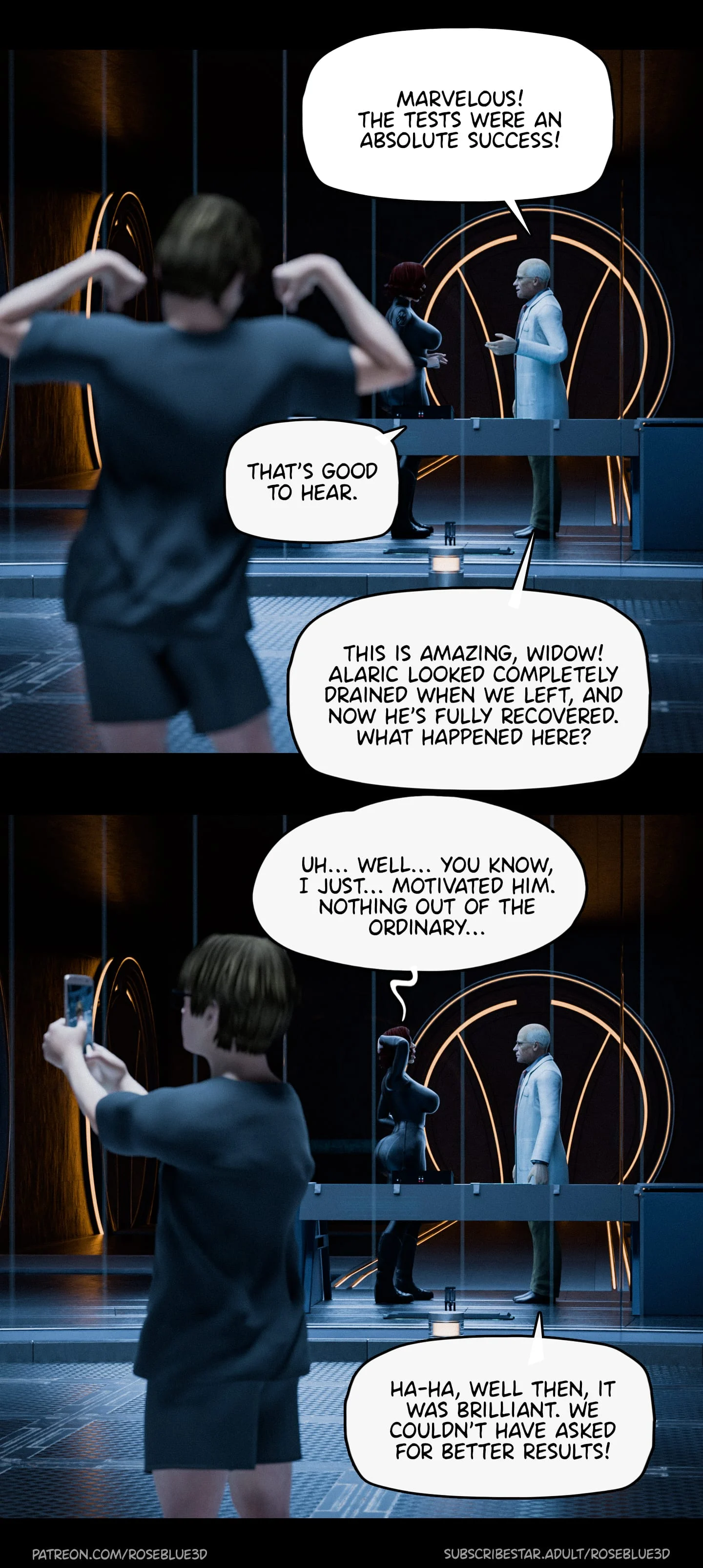 My Neighbor’s Widow [Rose Blue 3D] Chapter 34 - Page 102