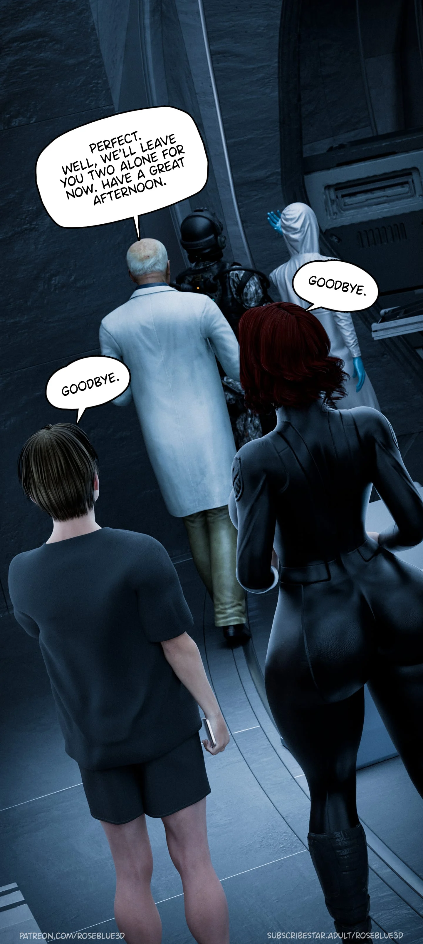 My Neighbor’s Widow [Rose Blue 3D] Chapter 34 - Page 104