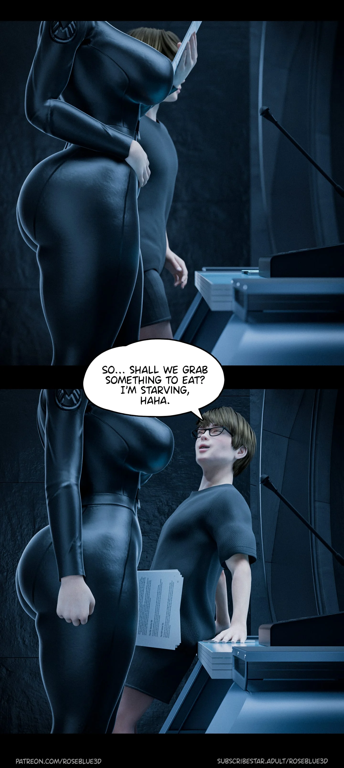 My Neighbor’s Widow [Rose Blue 3D] Chapter 34 - Page 109