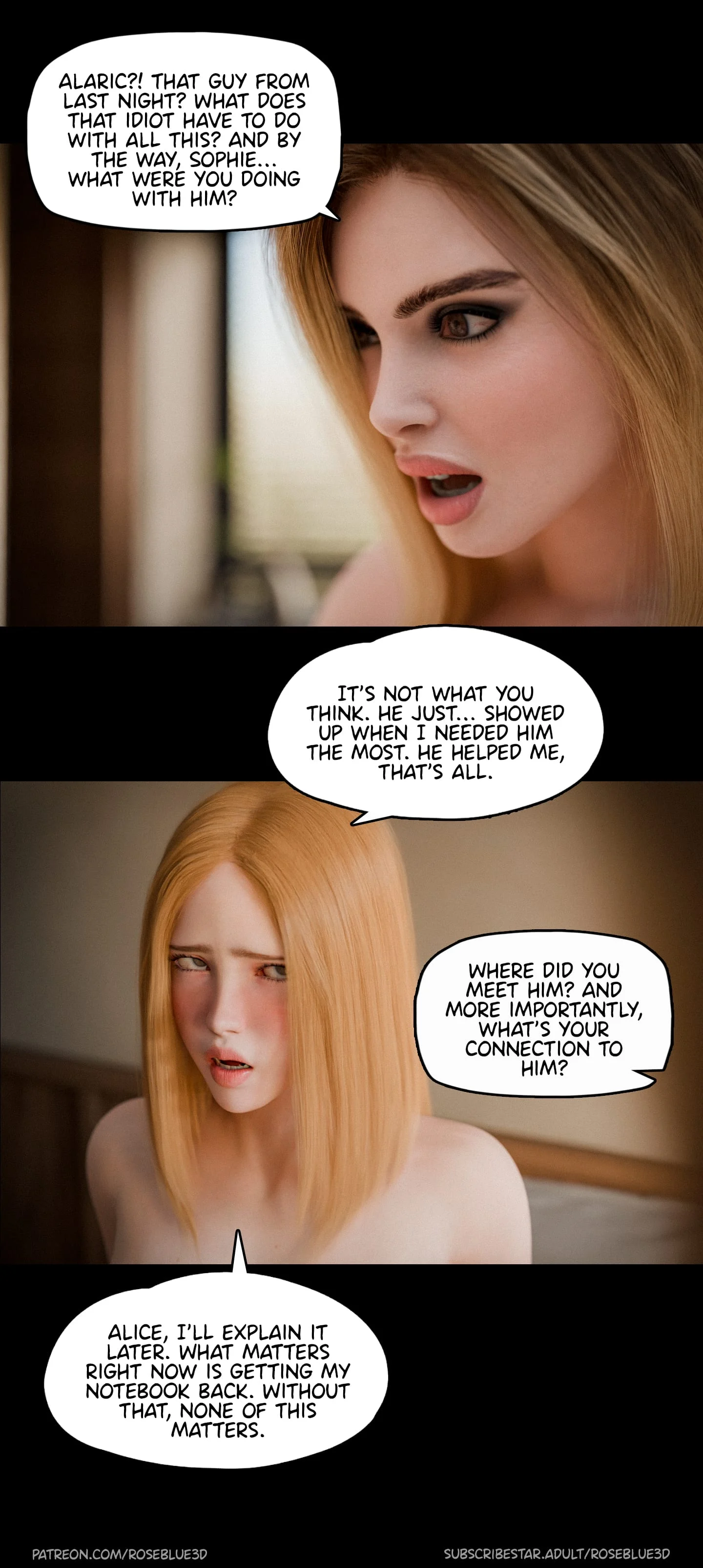 My Neighbor’s Widow [Rose Blue 3D] Chapter 35 - Page 14