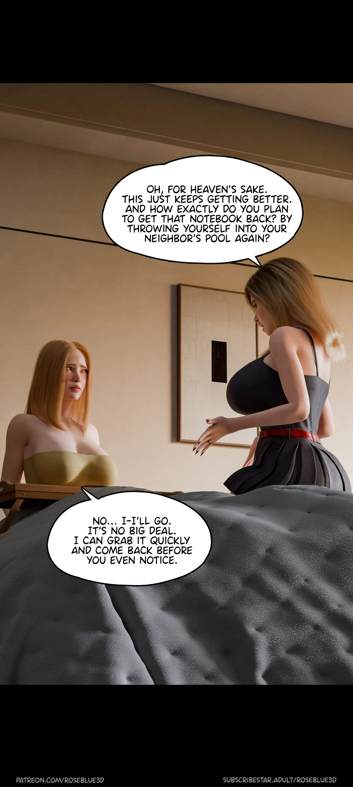 My Neighbor’s Widow [Rose Blue 3D] Chapter 35 - Page 15
