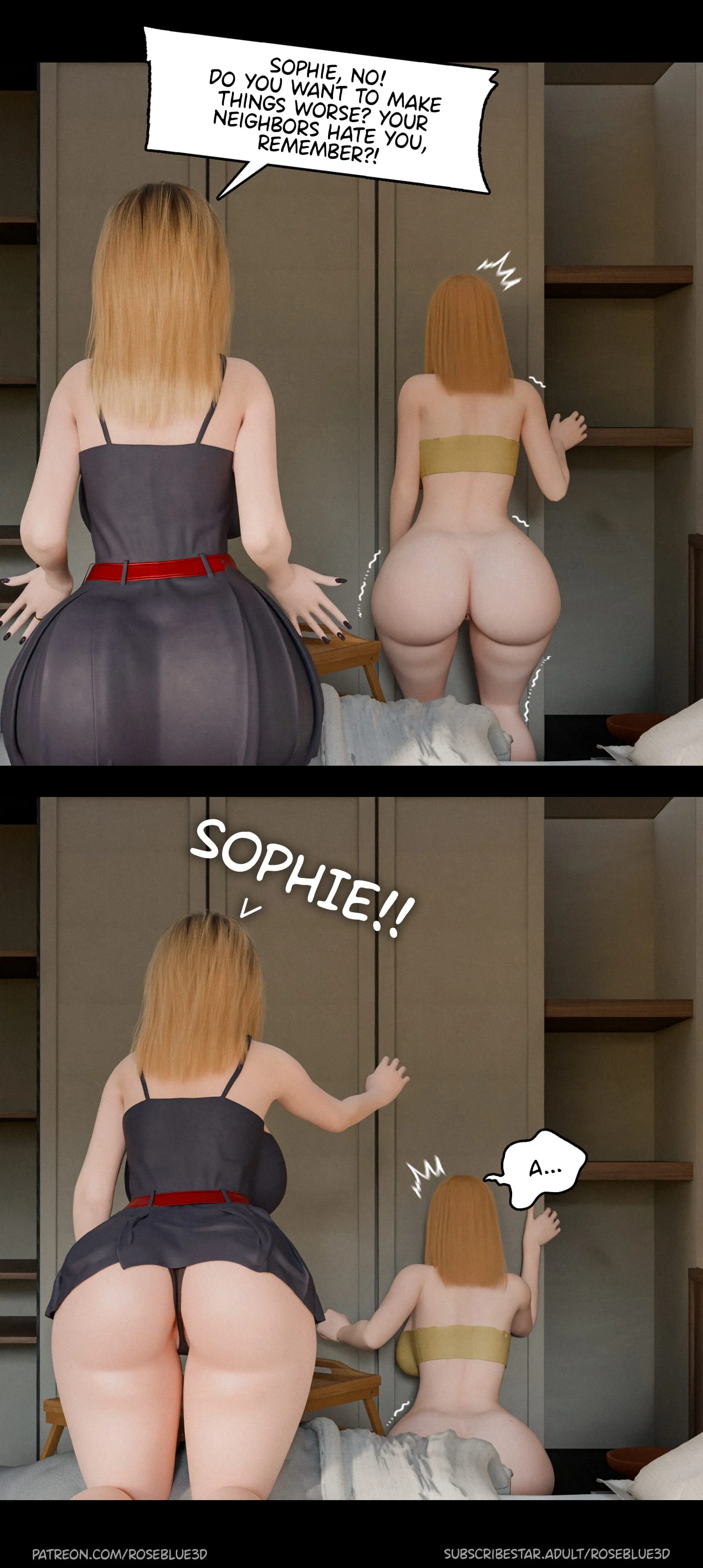 My Neighbor’s Widow [Rose Blue 3D] Chapter 35 - Page 16