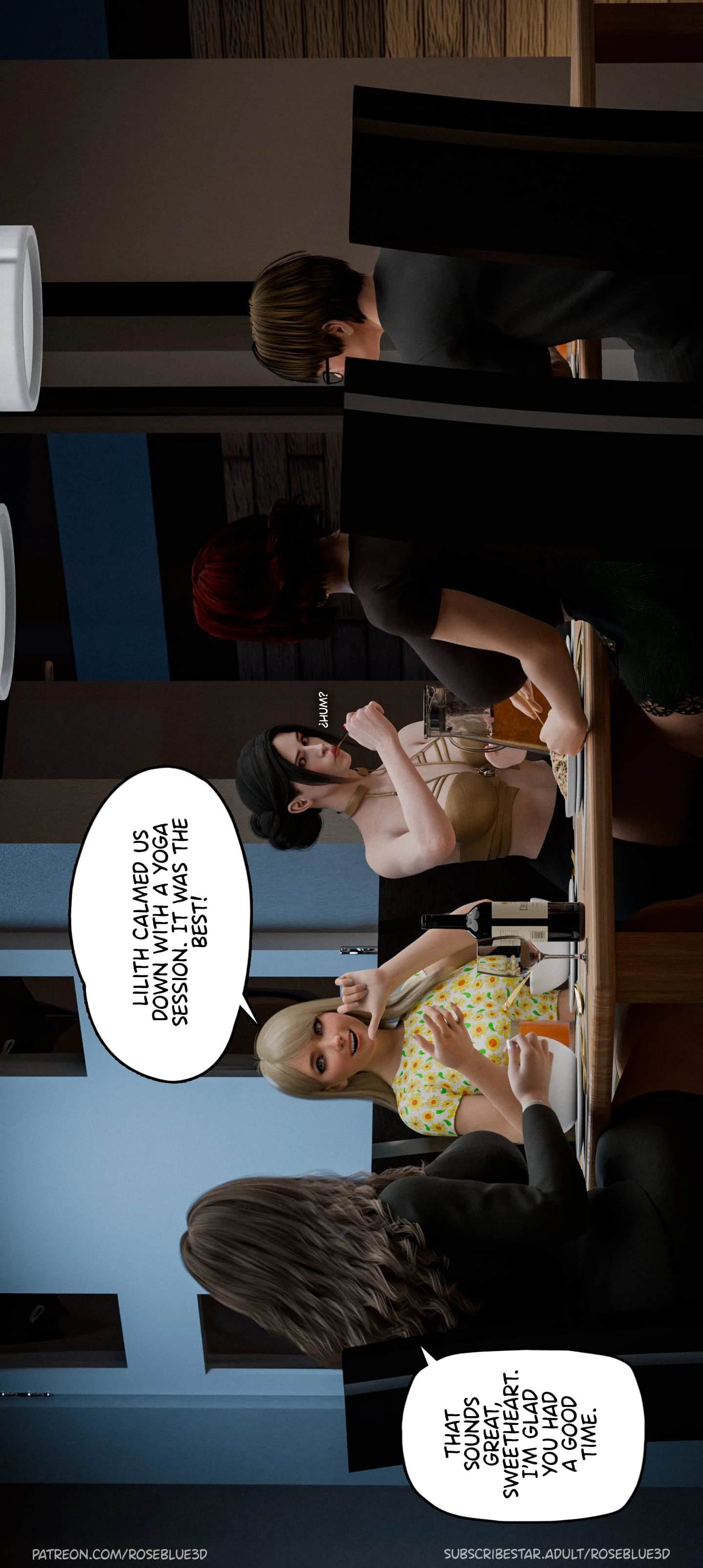 My Neighbor’s Widow [Rose Blue 3D] Chapter 35 - Page 25