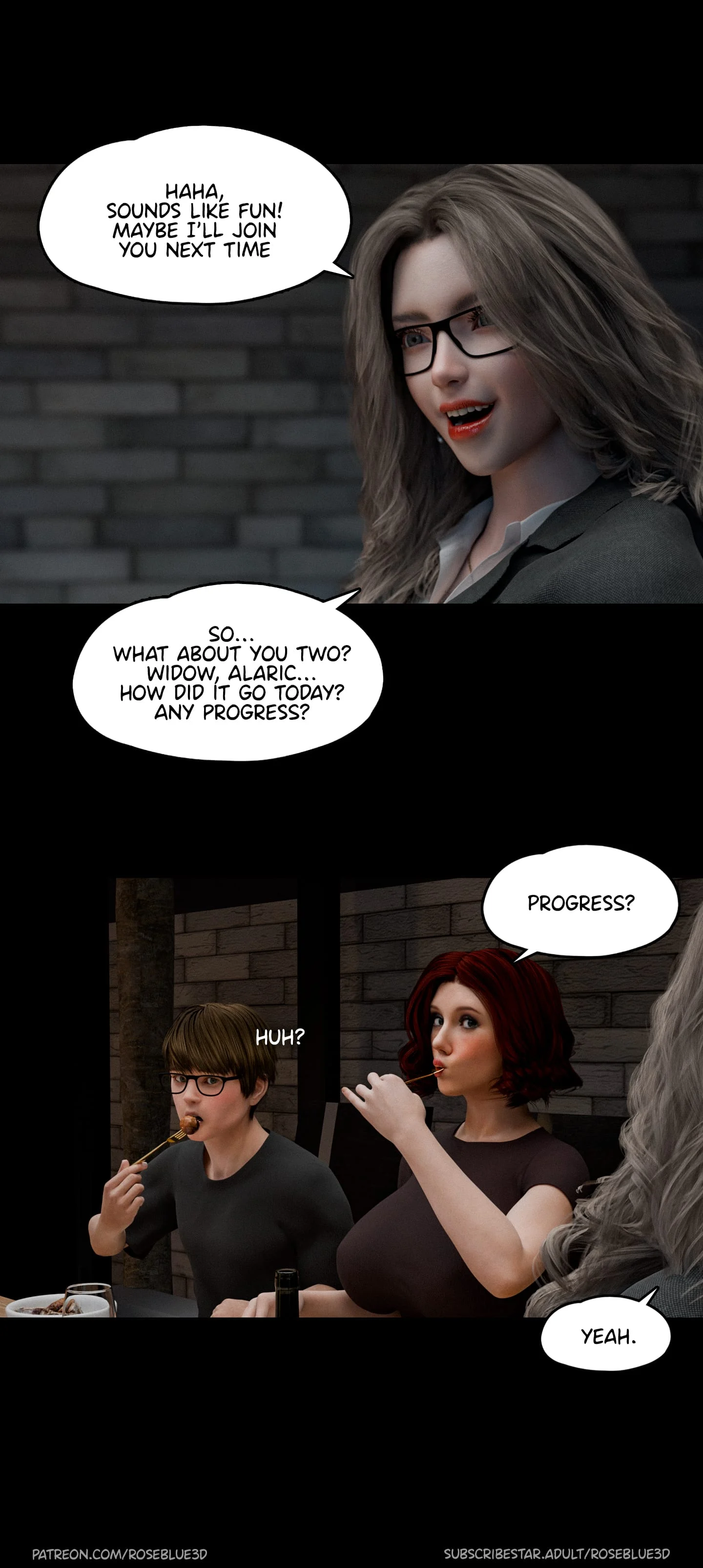 My Neighbor’s Widow [Rose Blue 3D] Chapter 35 - Page 27