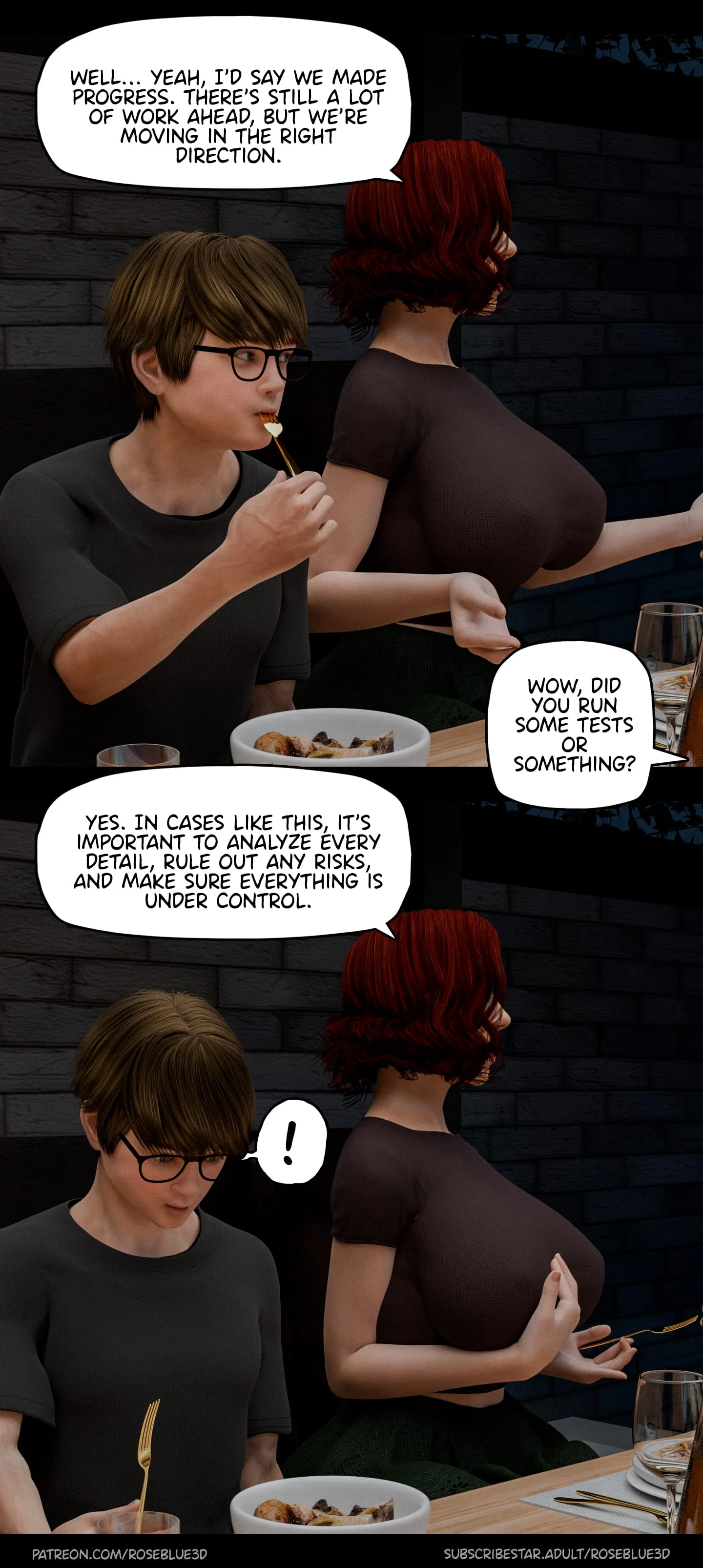 My Neighbor’s Widow [Rose Blue 3D] Chapter 35 - Page 28