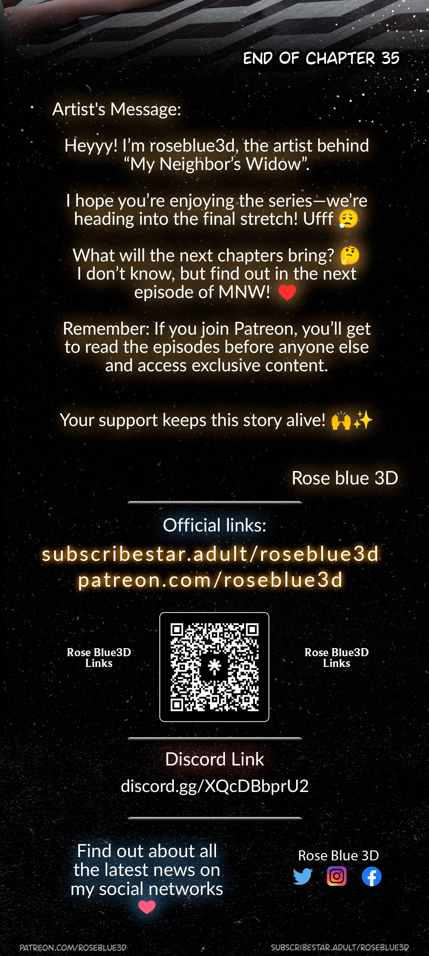 My Neighbor’s Widow [Rose Blue 3D] Chapter 35 - Page 64