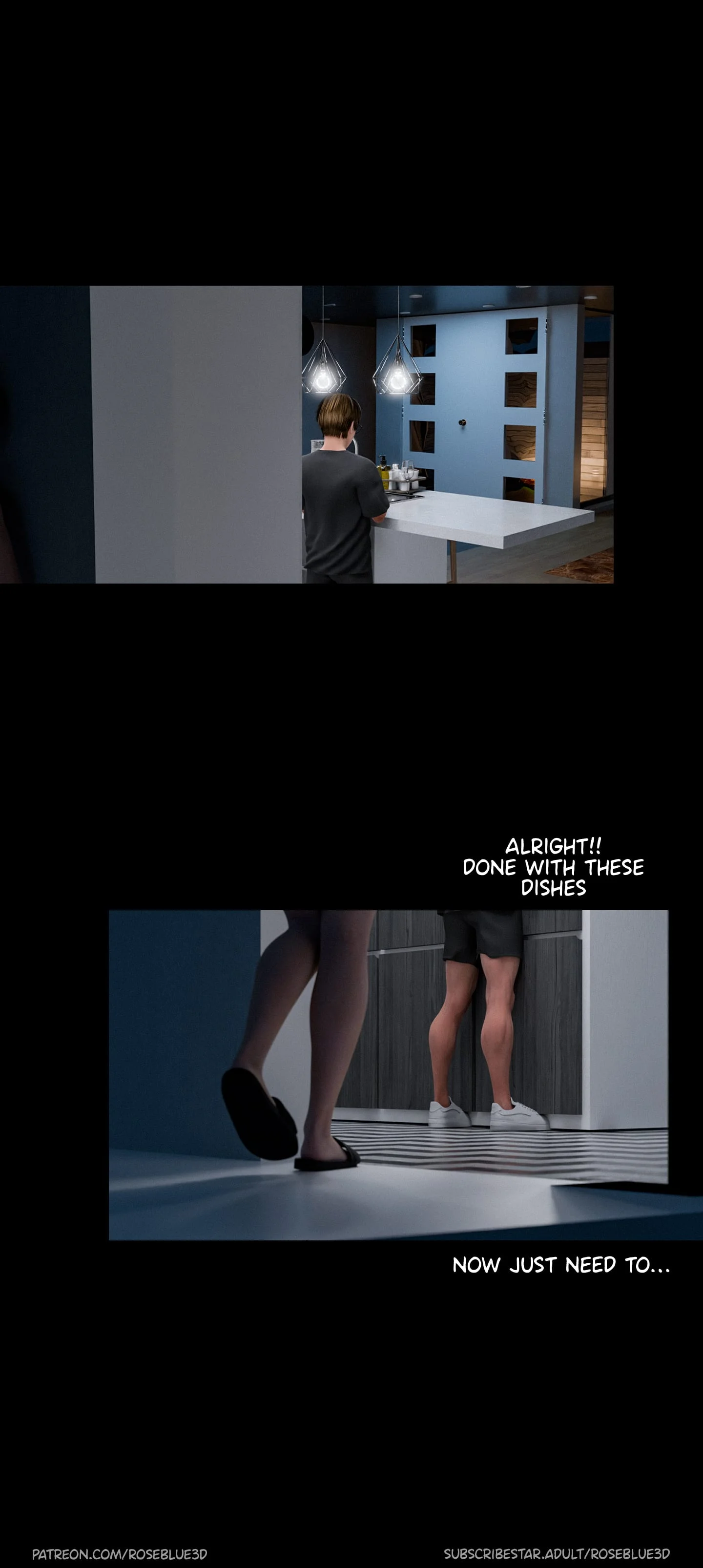 My Neighbor’s Widow [Rose Blue 3D] Chapter 36 - Page 9
