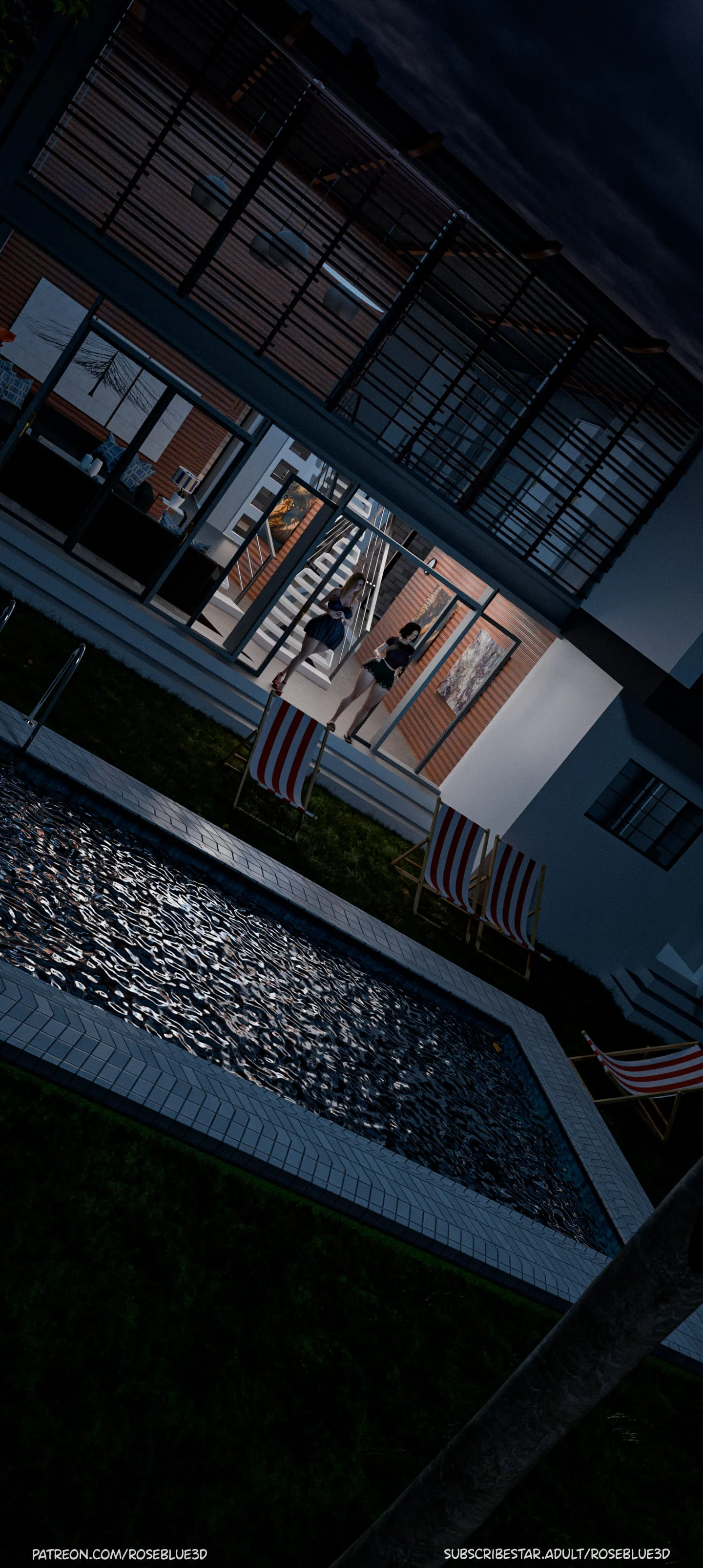 My Neighbor’s Widow [Rose Blue 3D] Chapter 37 - Page 27