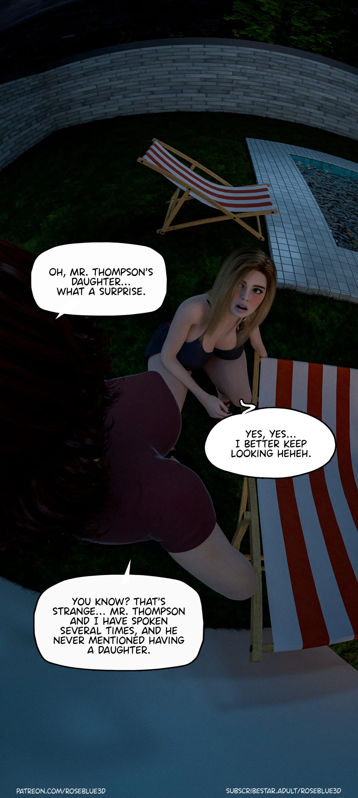 My Neighbor’s Widow [Rose Blue 3D] Chapter 37 - Page 44