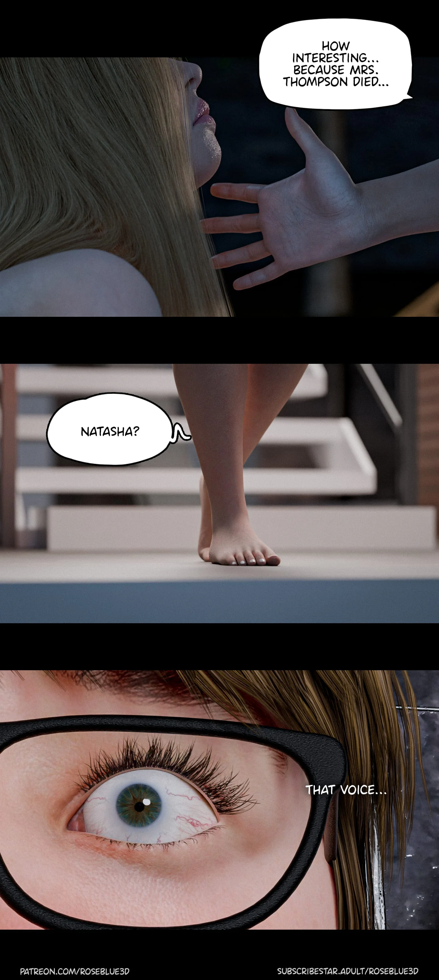 My Neighbor’s Widow [Rose Blue 3D] Chapter 37 - Page 54