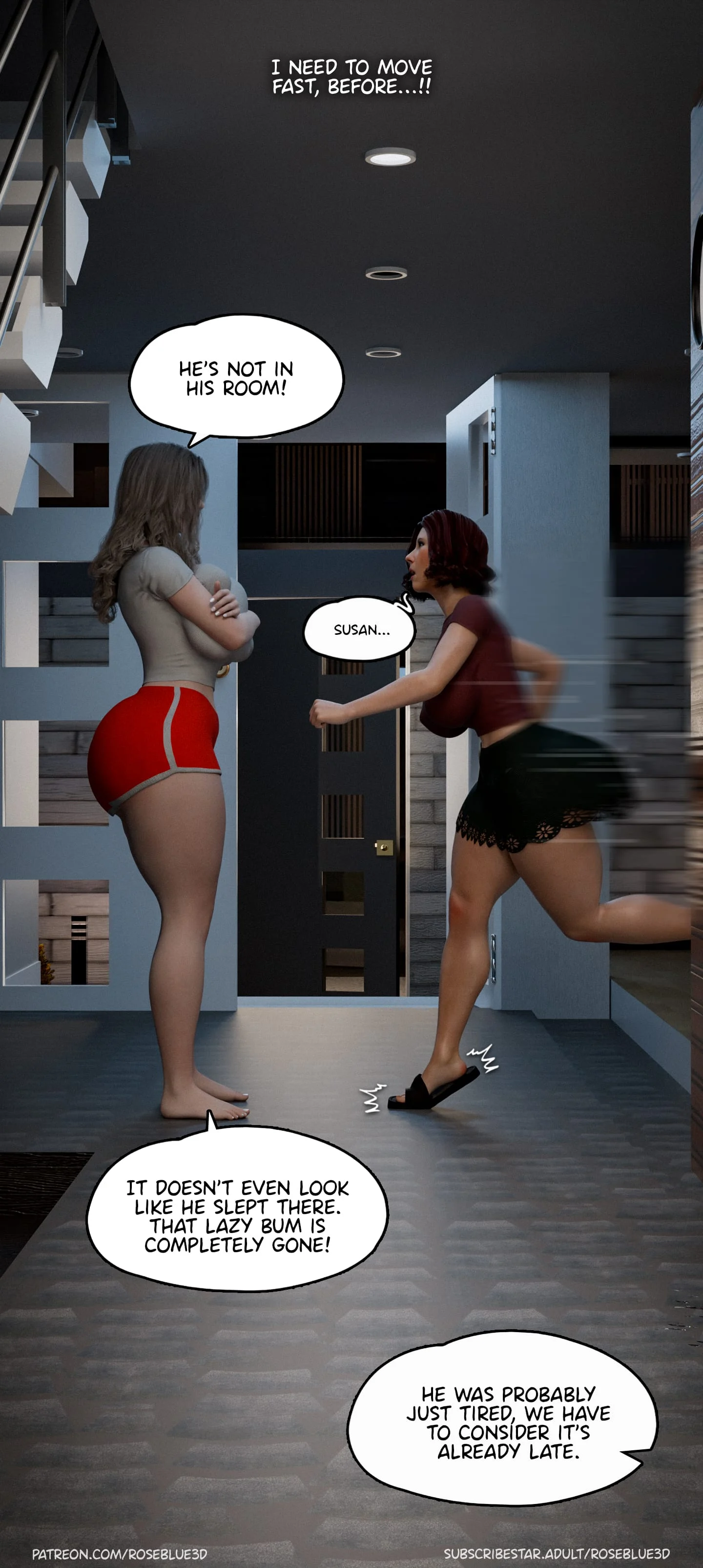 My Neighbor’s Widow [Rose Blue 3D] Chapter 37 - Page 84