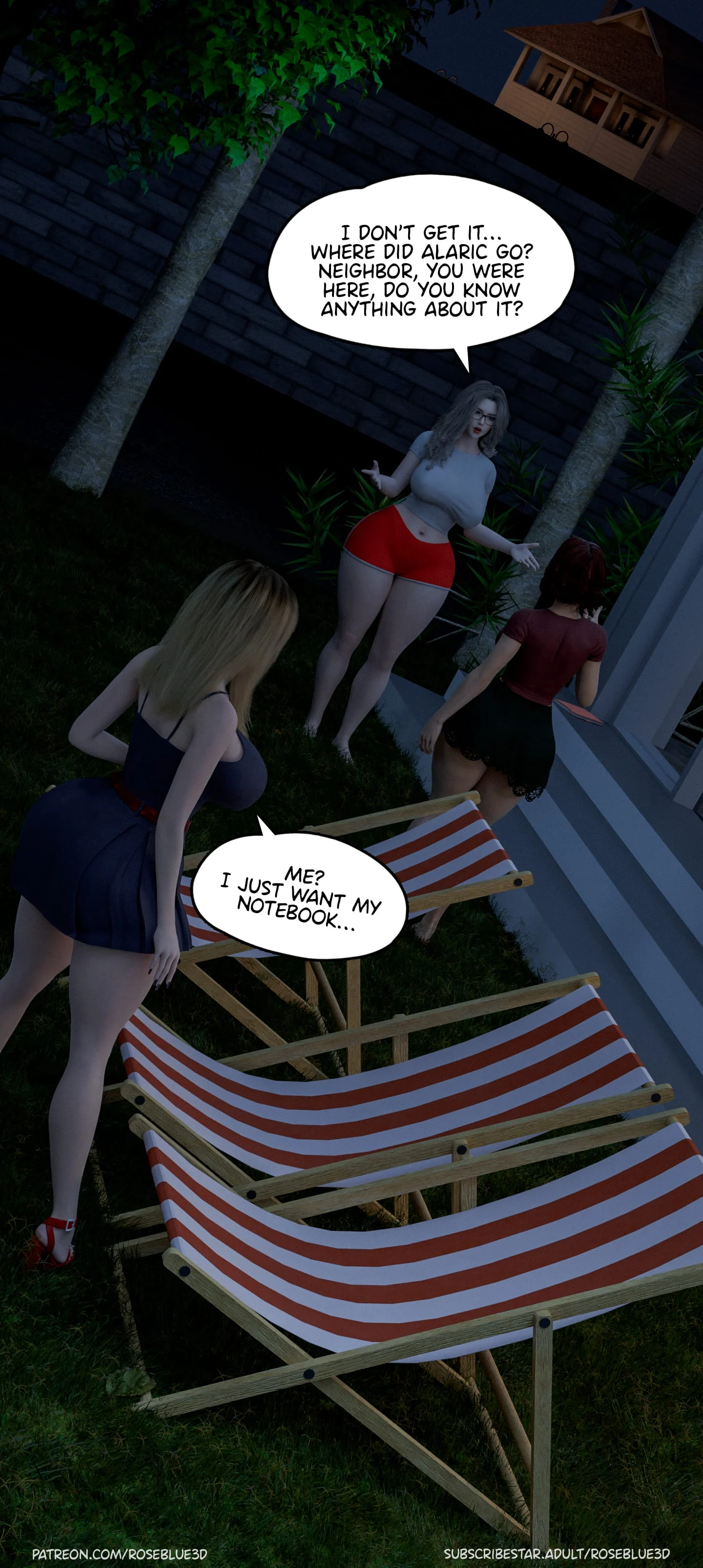My Neighbor’s Widow [Rose Blue 3D] Chapter 37 - Page 86